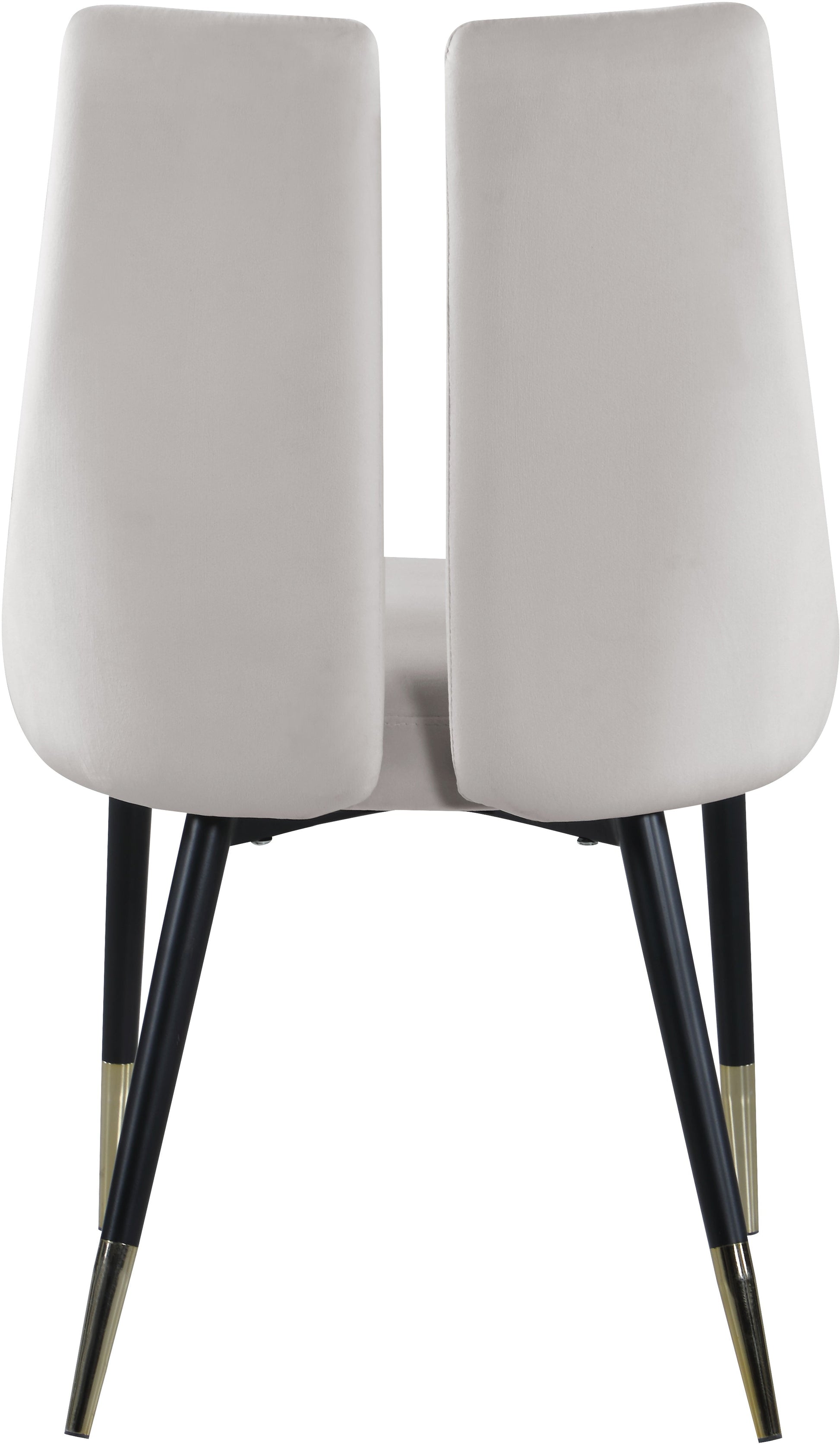 Sleek Velvet Dining Chair - Furniture Depot