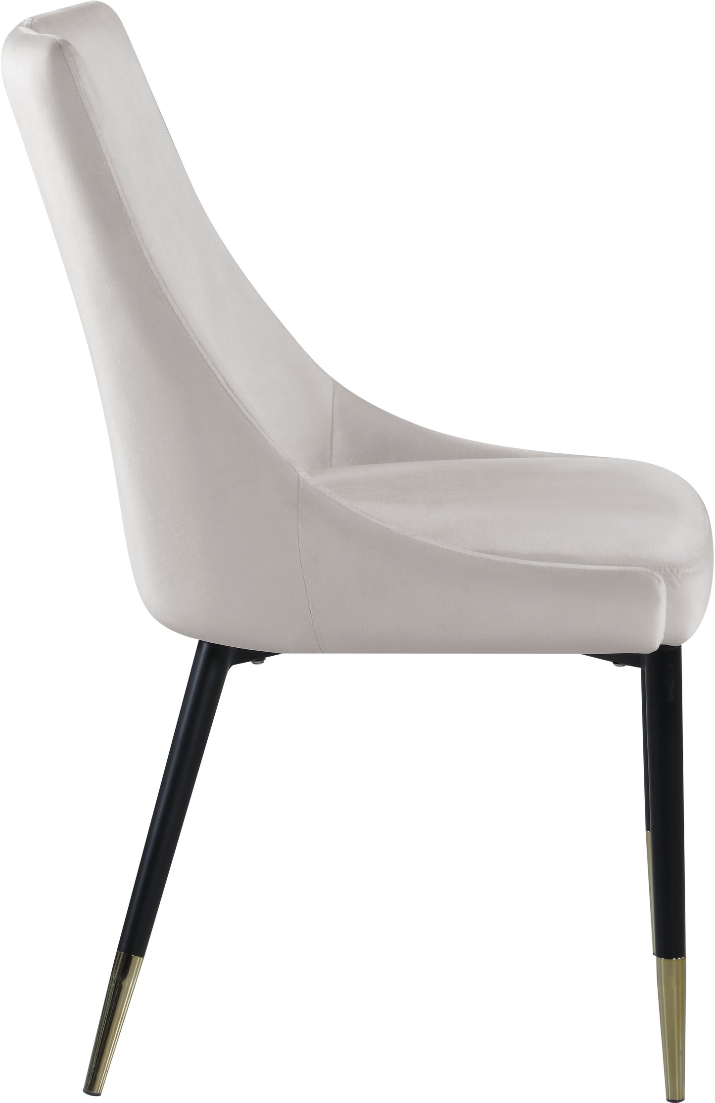 Sleek Velvet Dining Chair - Furniture Depot