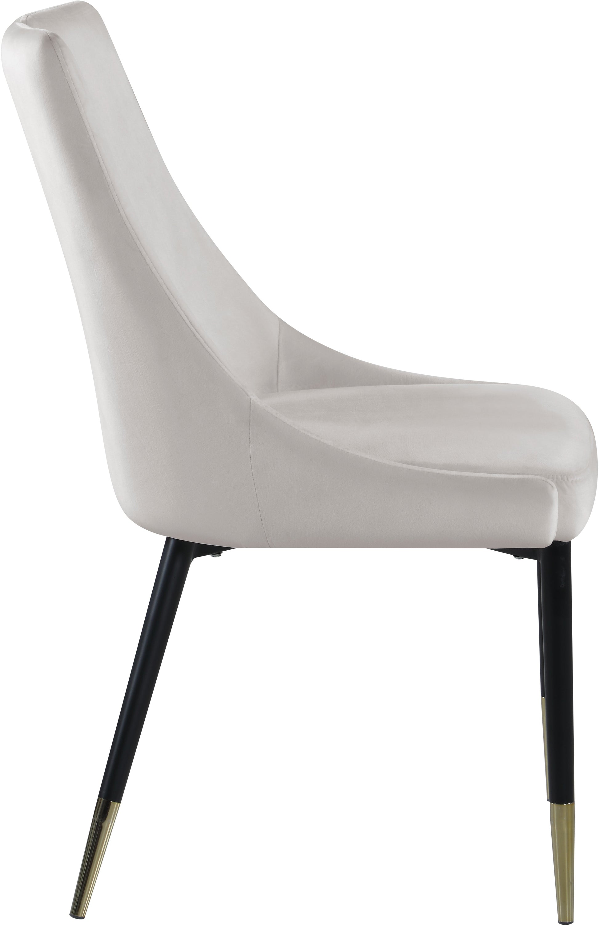 Sleek Velvet Dining Chair - Furniture Depot