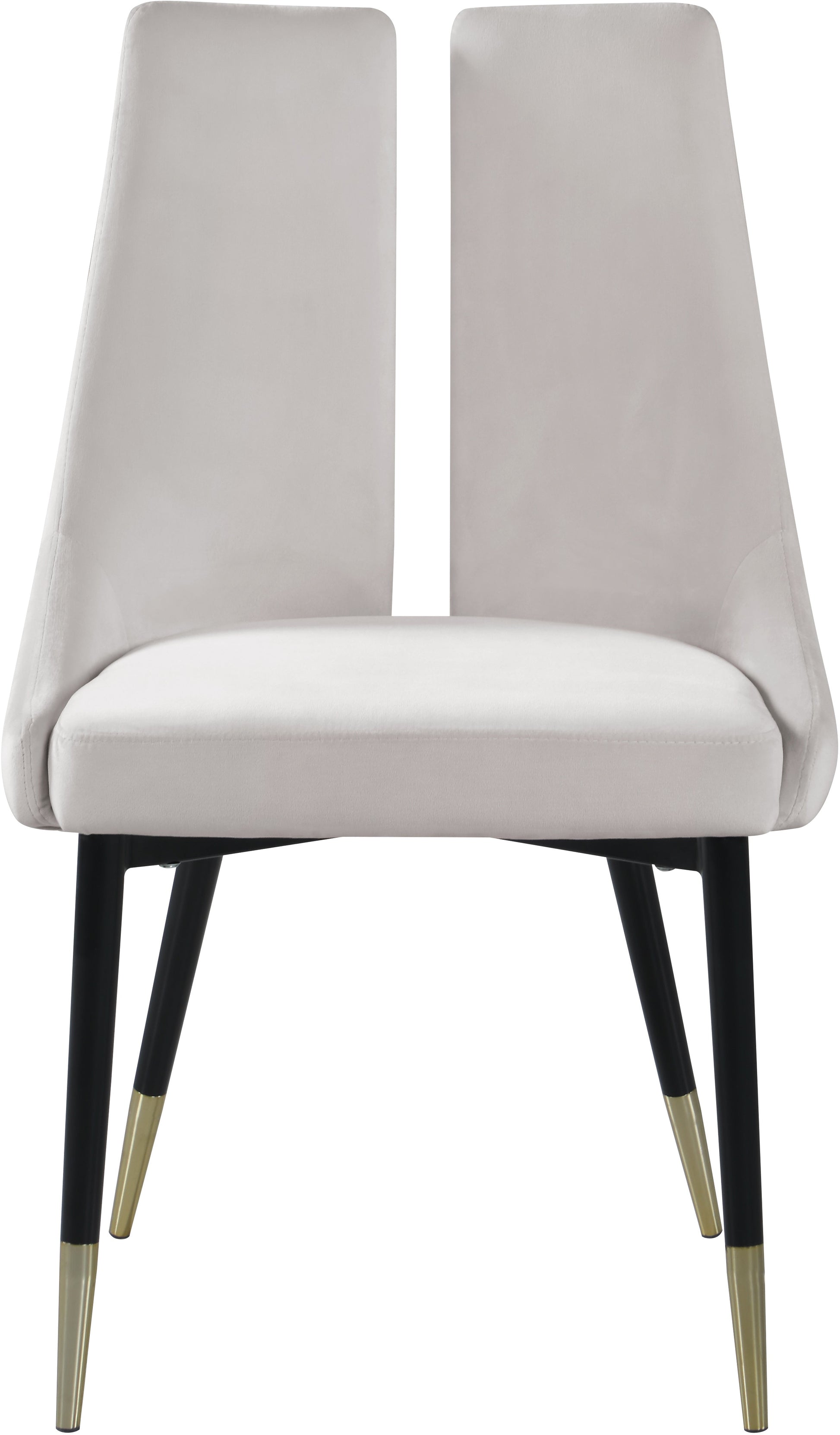 Sleek Velvet Dining Chair - Furniture Depot