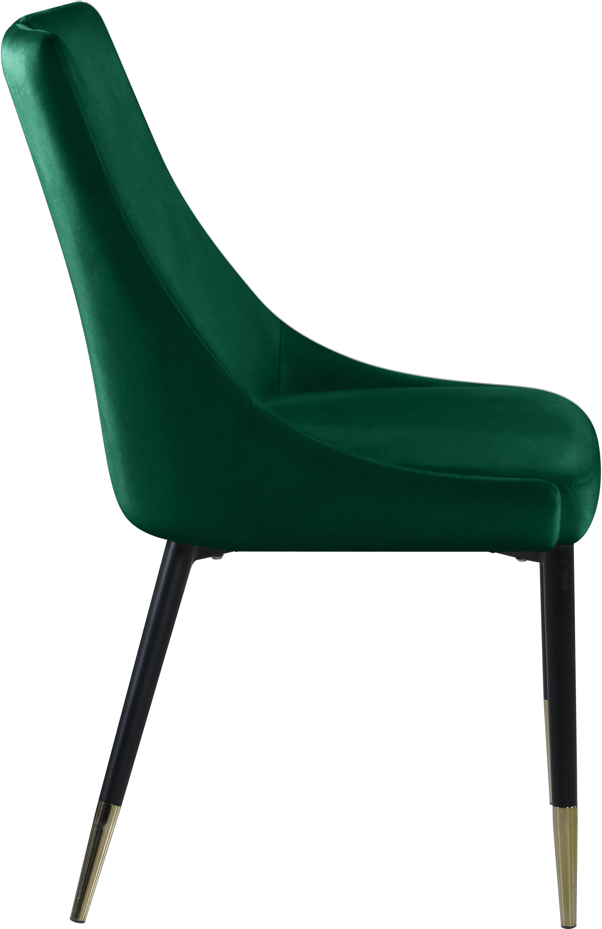 Sleek Velvet Dining Chair - Furniture Depot