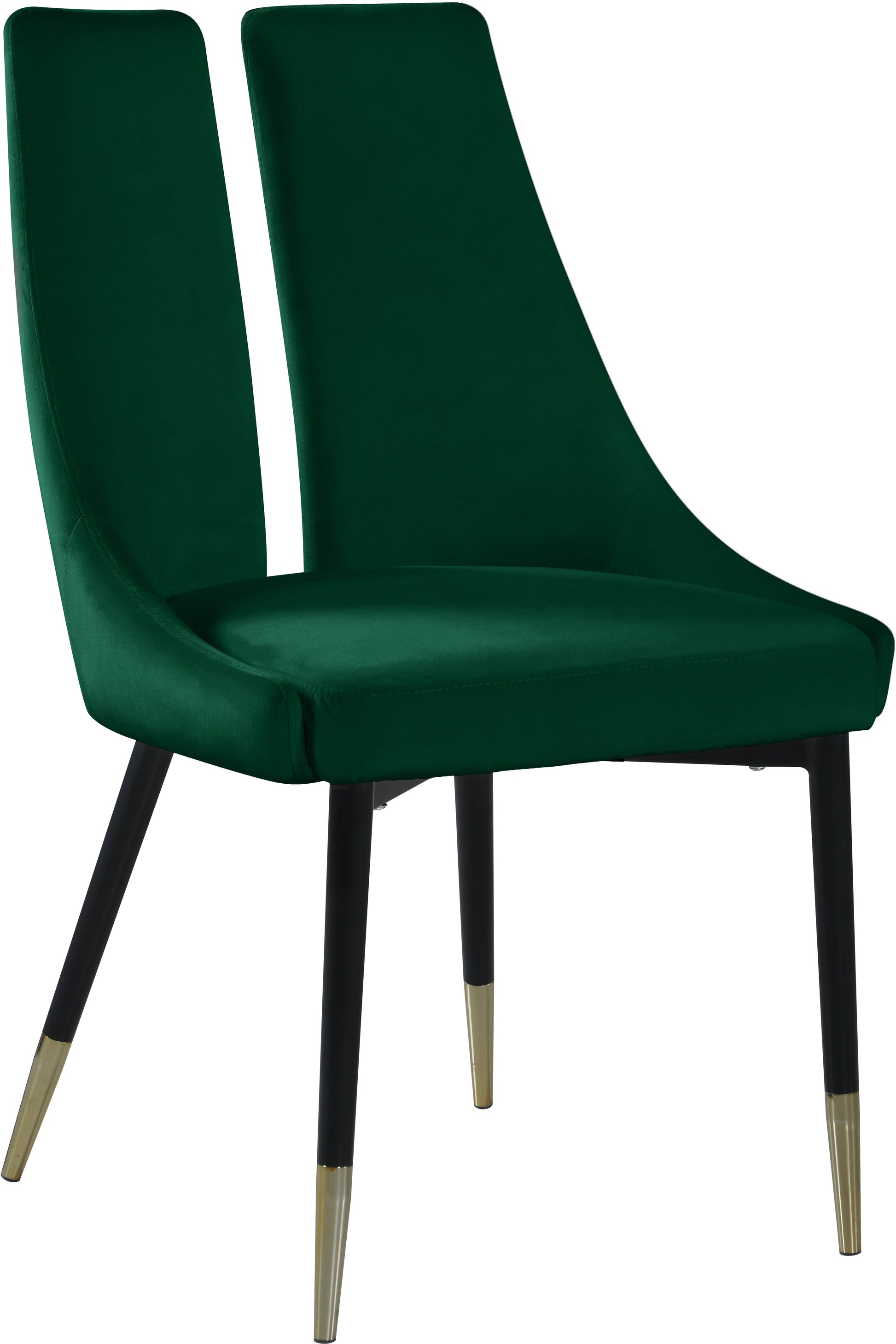 Sleek Velvet Dining Chair - Furniture Depot