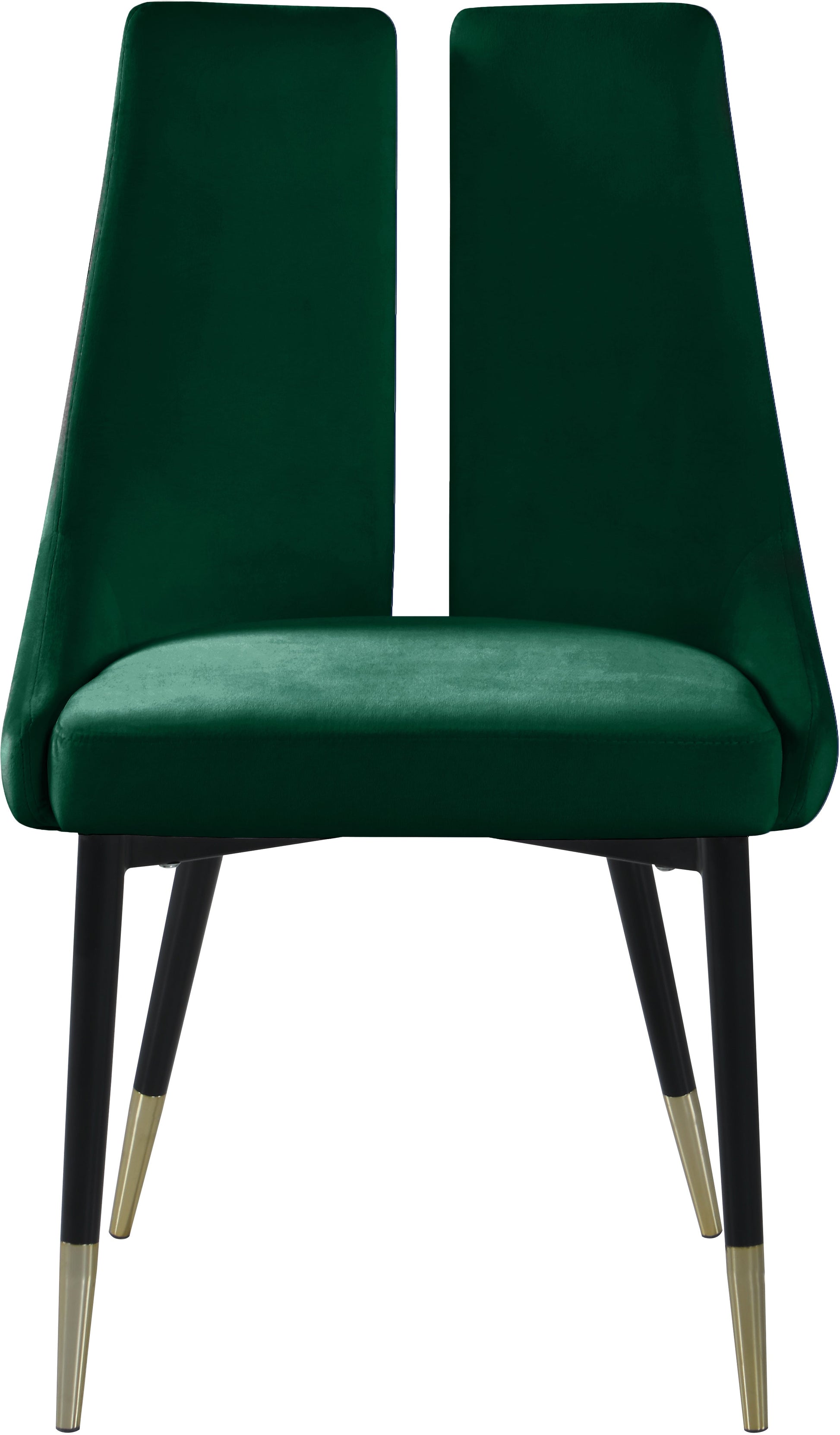 Sleek Velvet Dining Chair - Furniture Depot