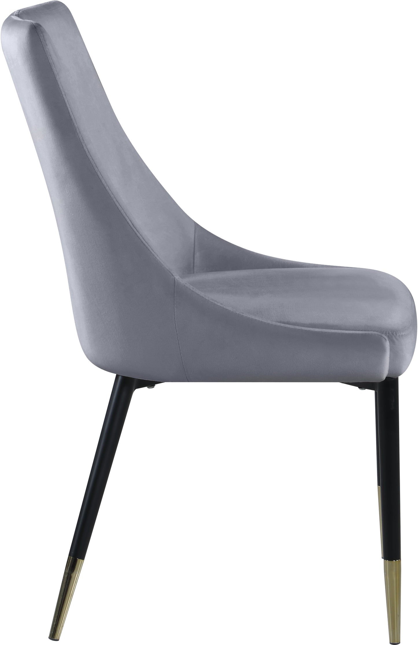 Sleek Velvet Dining Chair - Furniture Depot