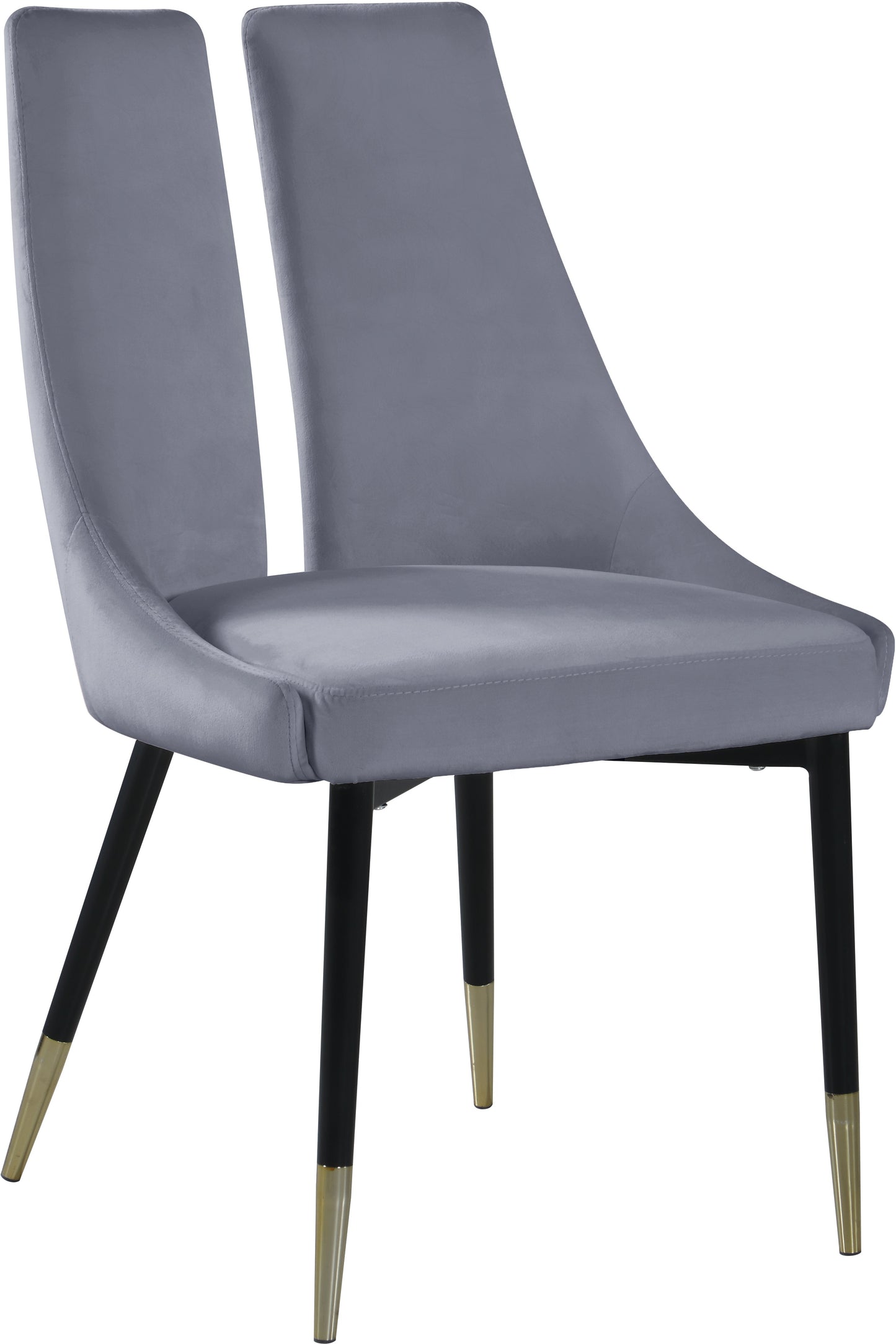 Sleek Velvet Dining Chair - Furniture Depot
