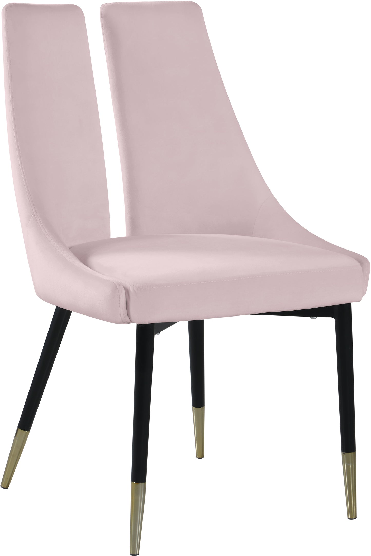 Sleek Velvet Dining Chair - Furniture Depot