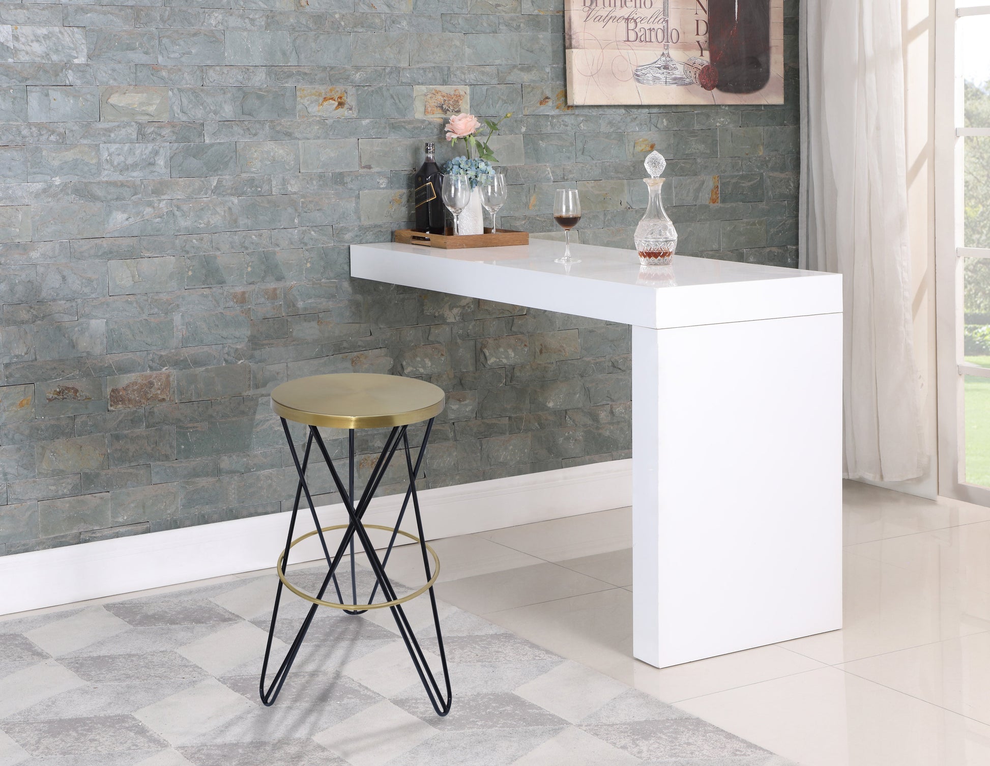 Mercury Bar Stool - Furniture Depot