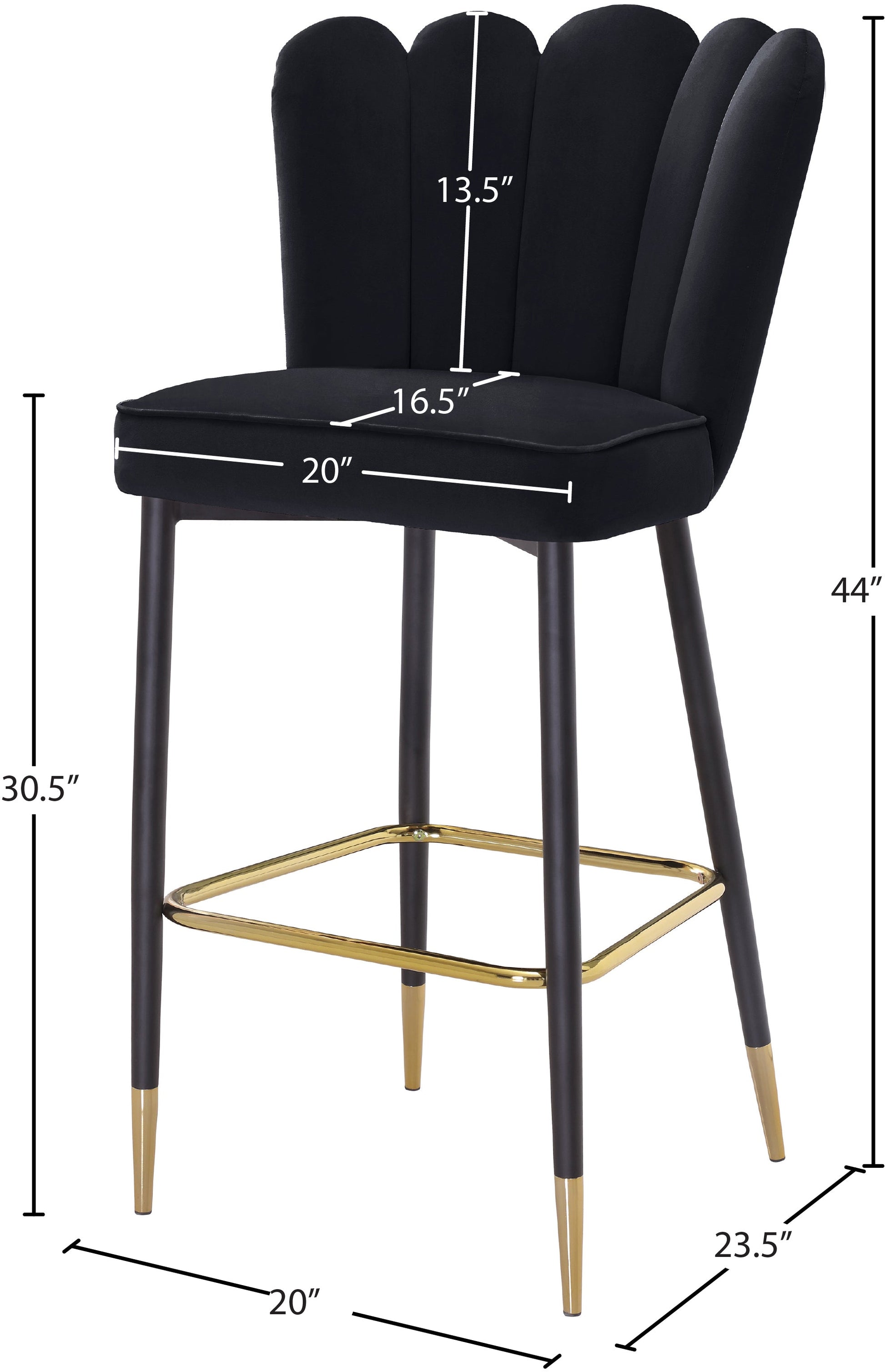 Lily Velvet Stool - Furniture Depot (7679020237048)