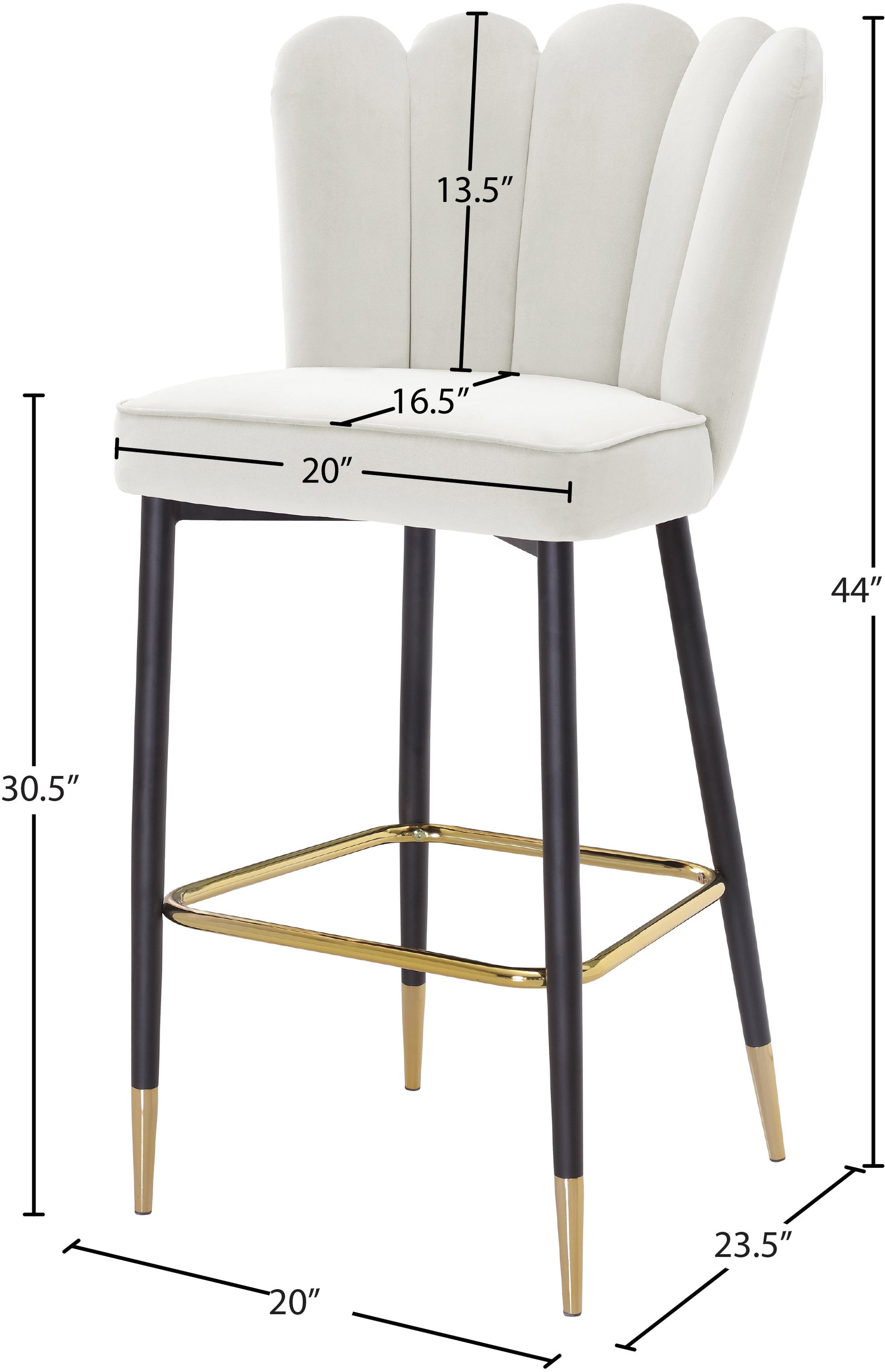 Lily Velvet Stool - Furniture Depot (7679020237048)