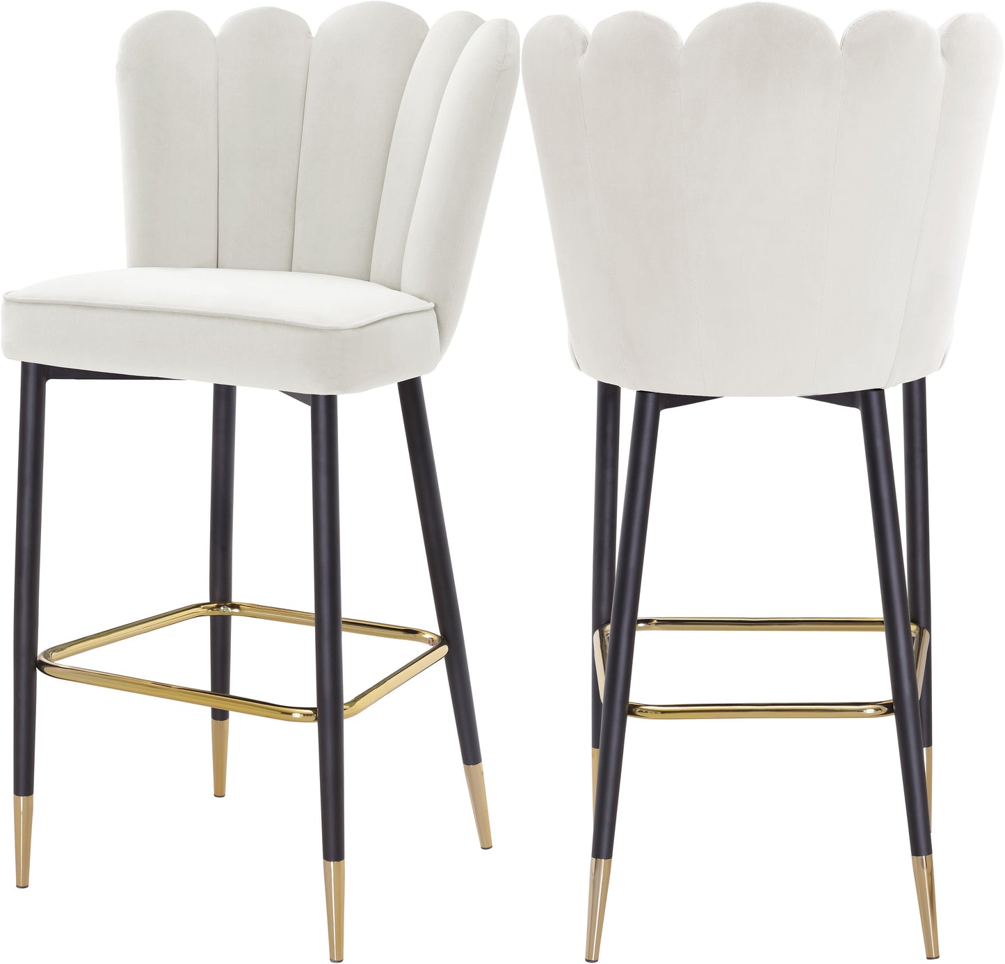 Lily Velvet Stool - Furniture Depot (7679020237048)