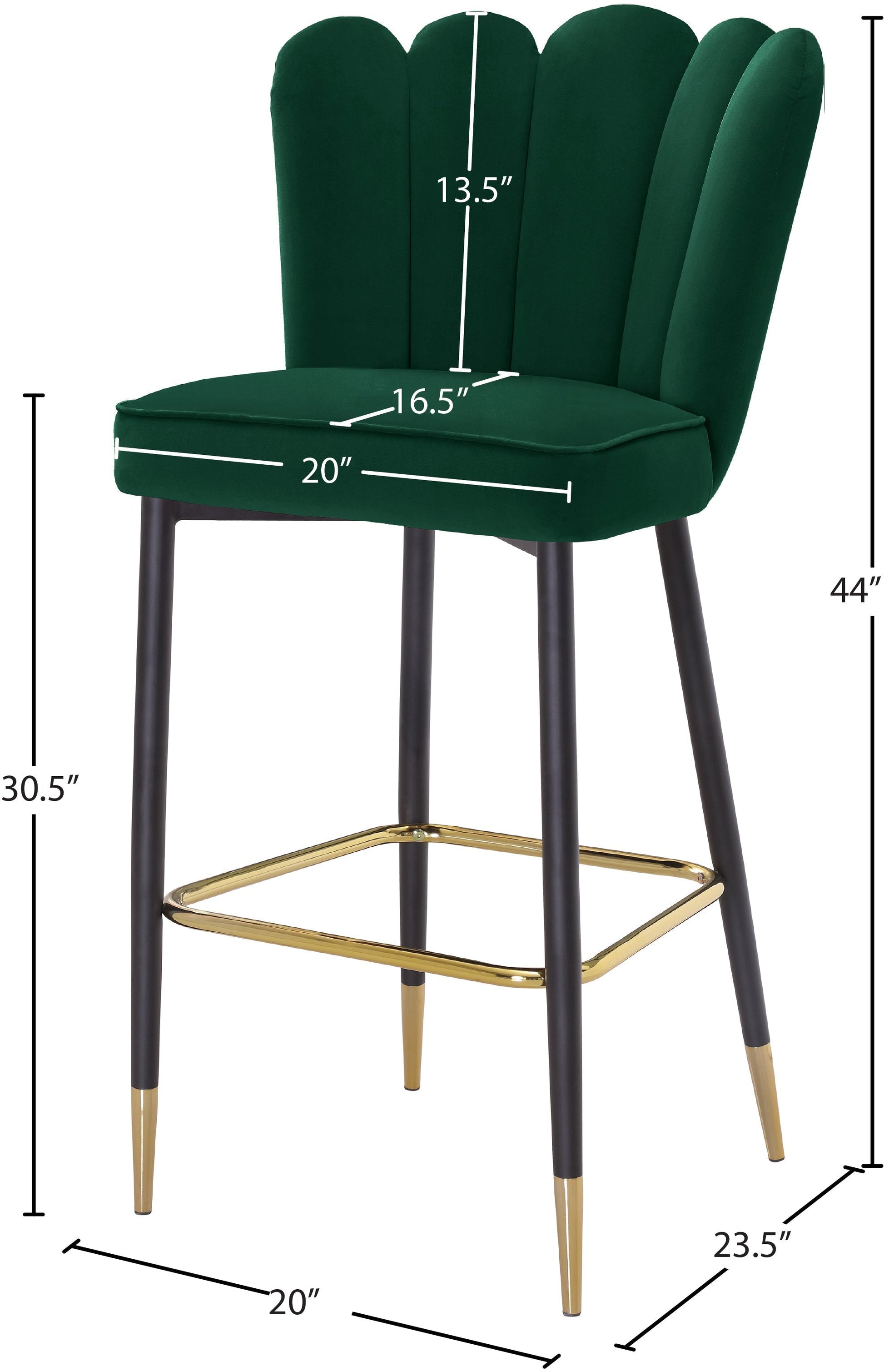 Lily Velvet Stool - Furniture Depot (7679020237048)