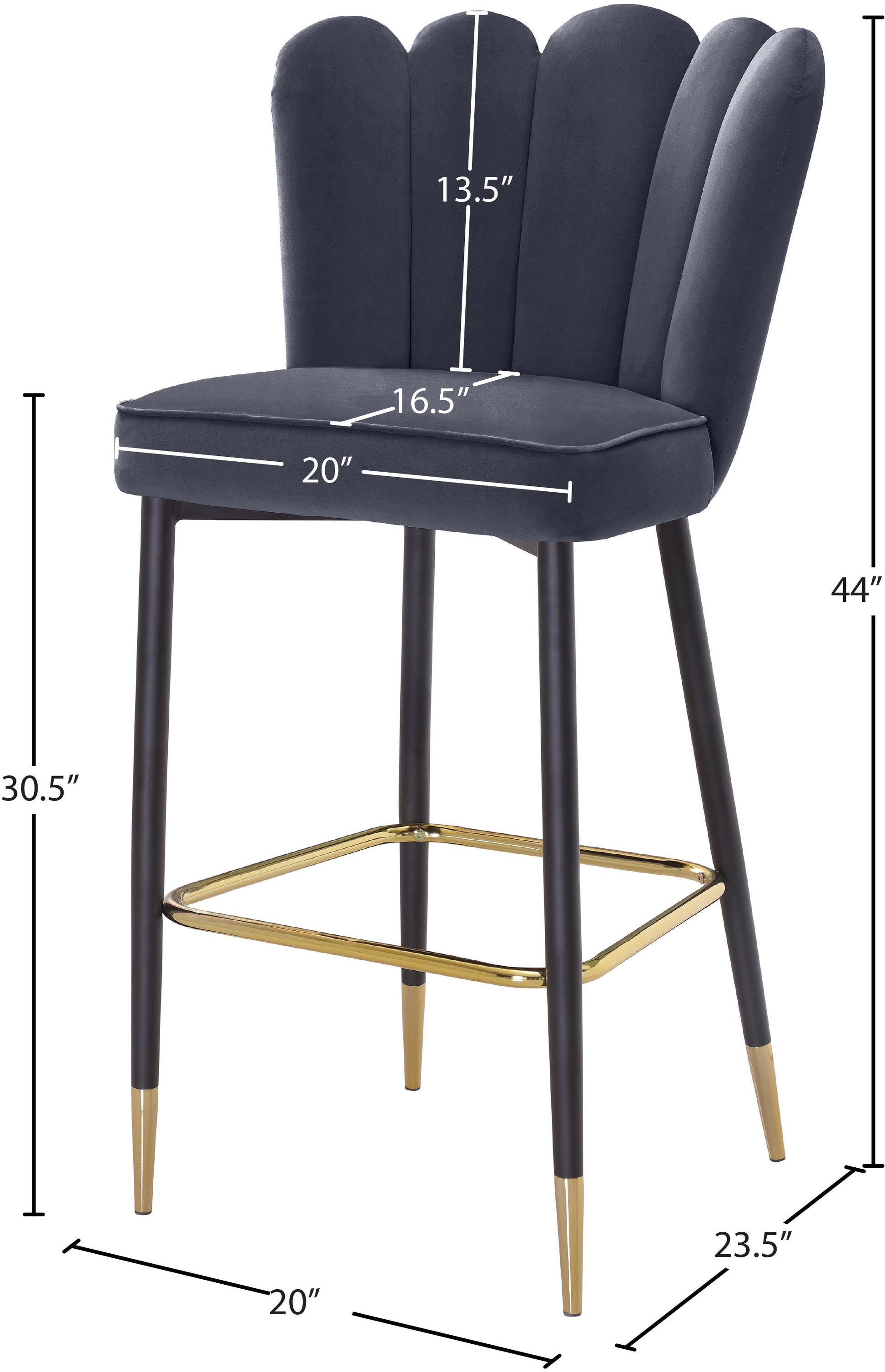 Lily Velvet Stool - Furniture Depot (7679020237048)