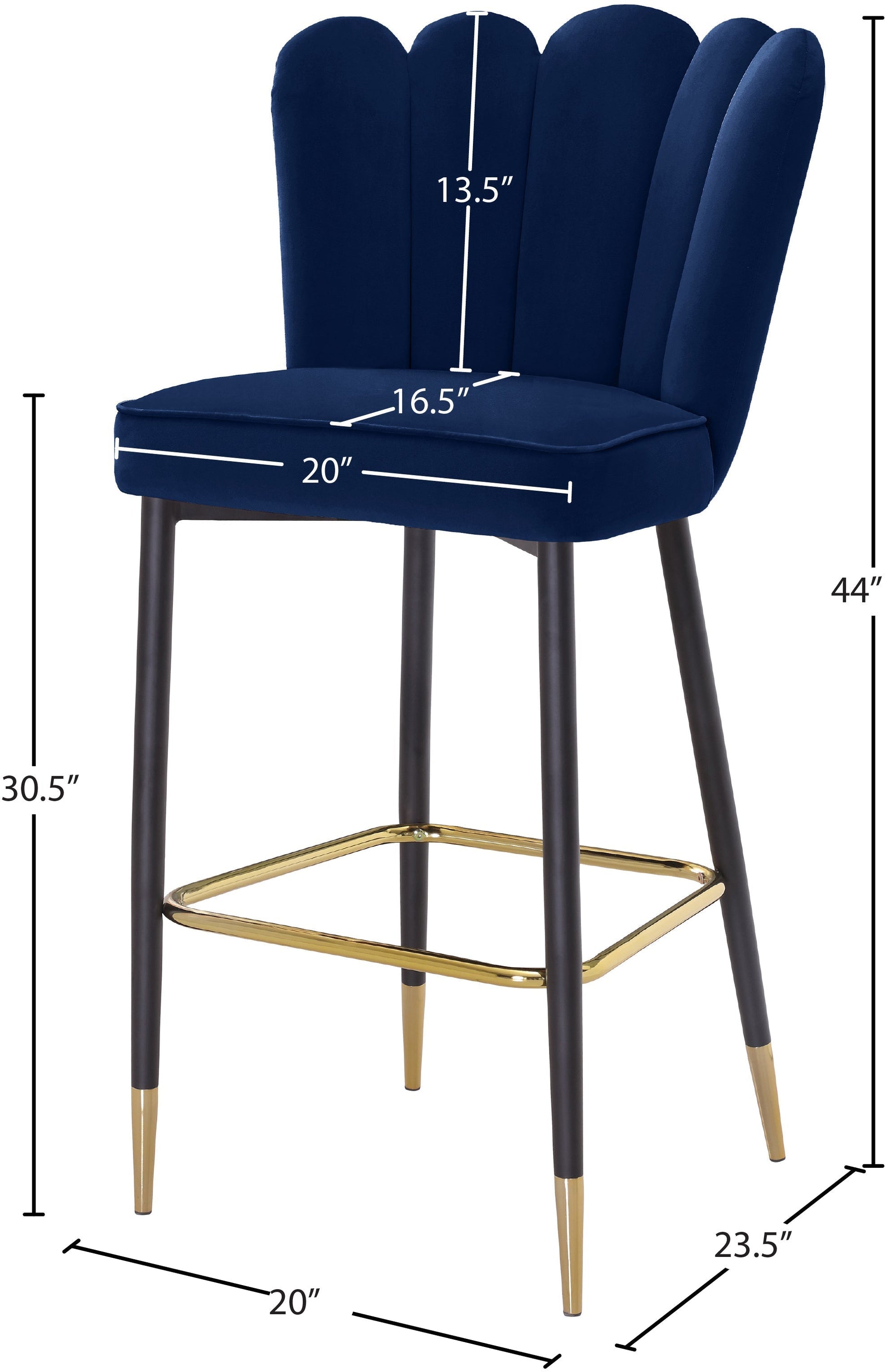 Lily Velvet Stool - Furniture Depot (7679020237048)