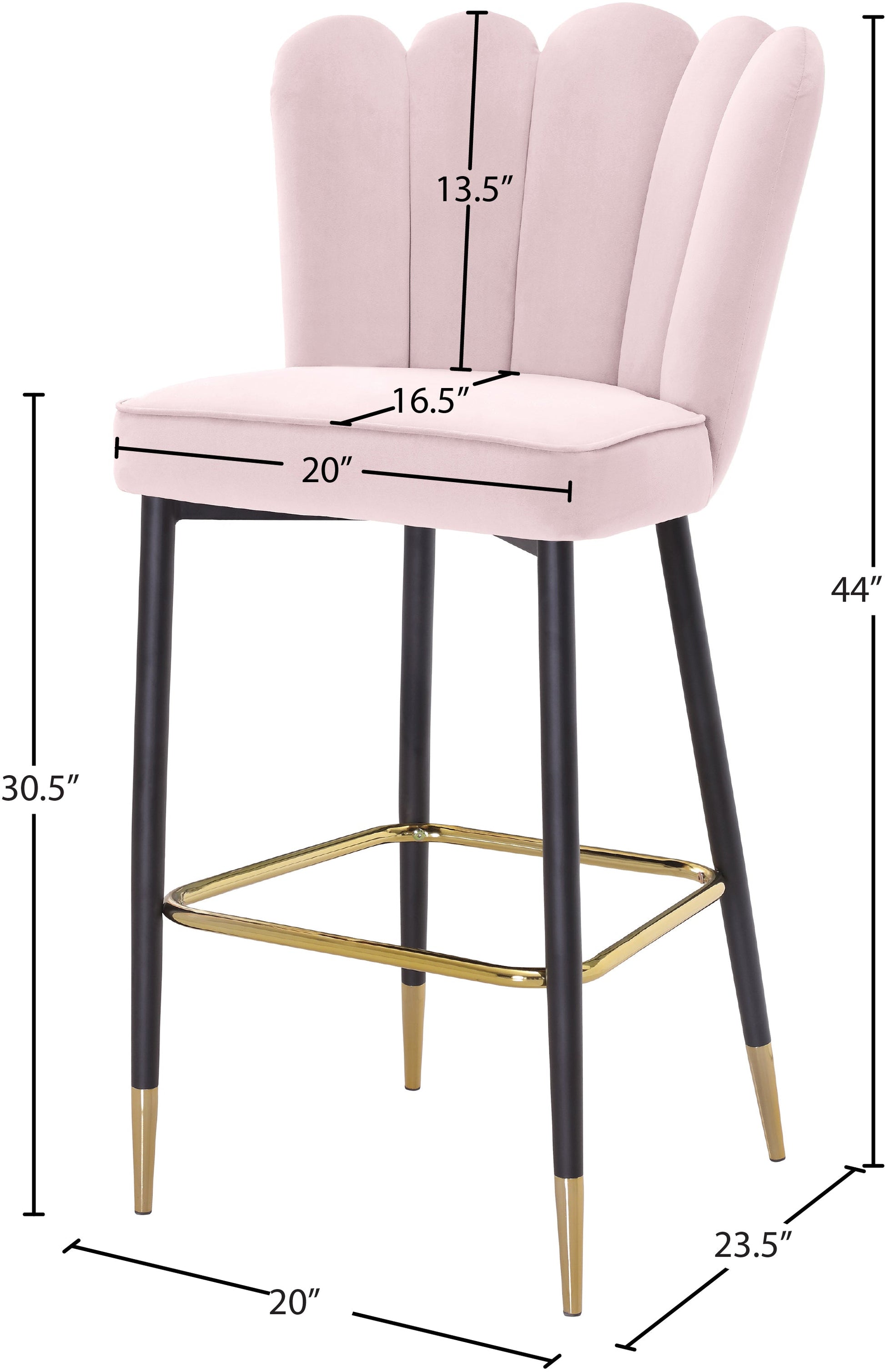 Lily Velvet Stool - Furniture Depot (7679020237048)