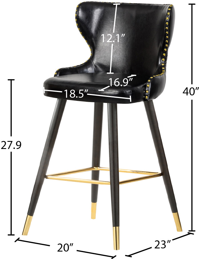 Hendrix Faux Leather Counter/Bar Stool - Furniture Depot