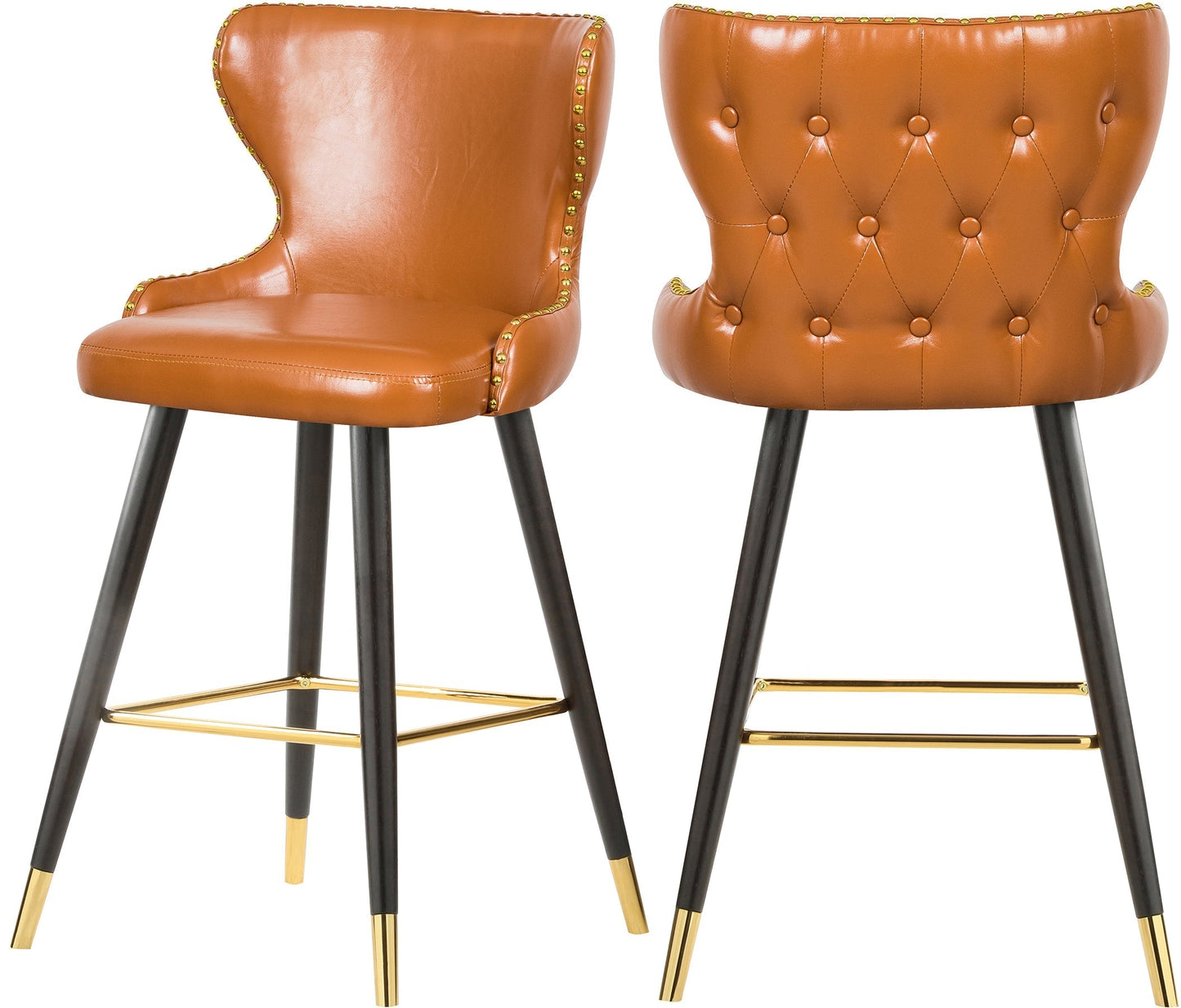 Hendrix Faux Leather Counter/Bar Stool - Furniture Depot