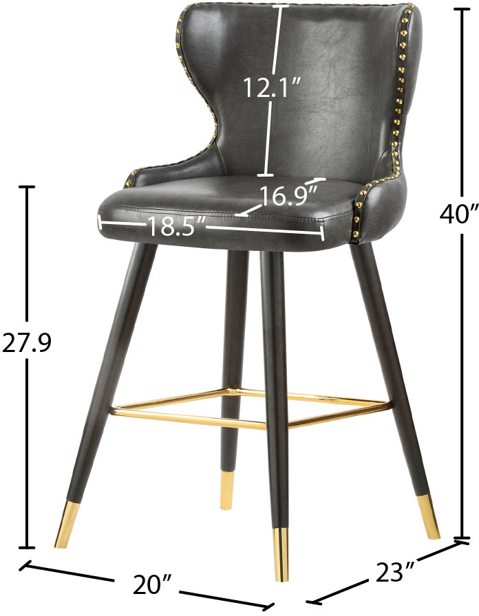 Hendrix Faux Leather Counter/Bar Stool - Furniture Depot
