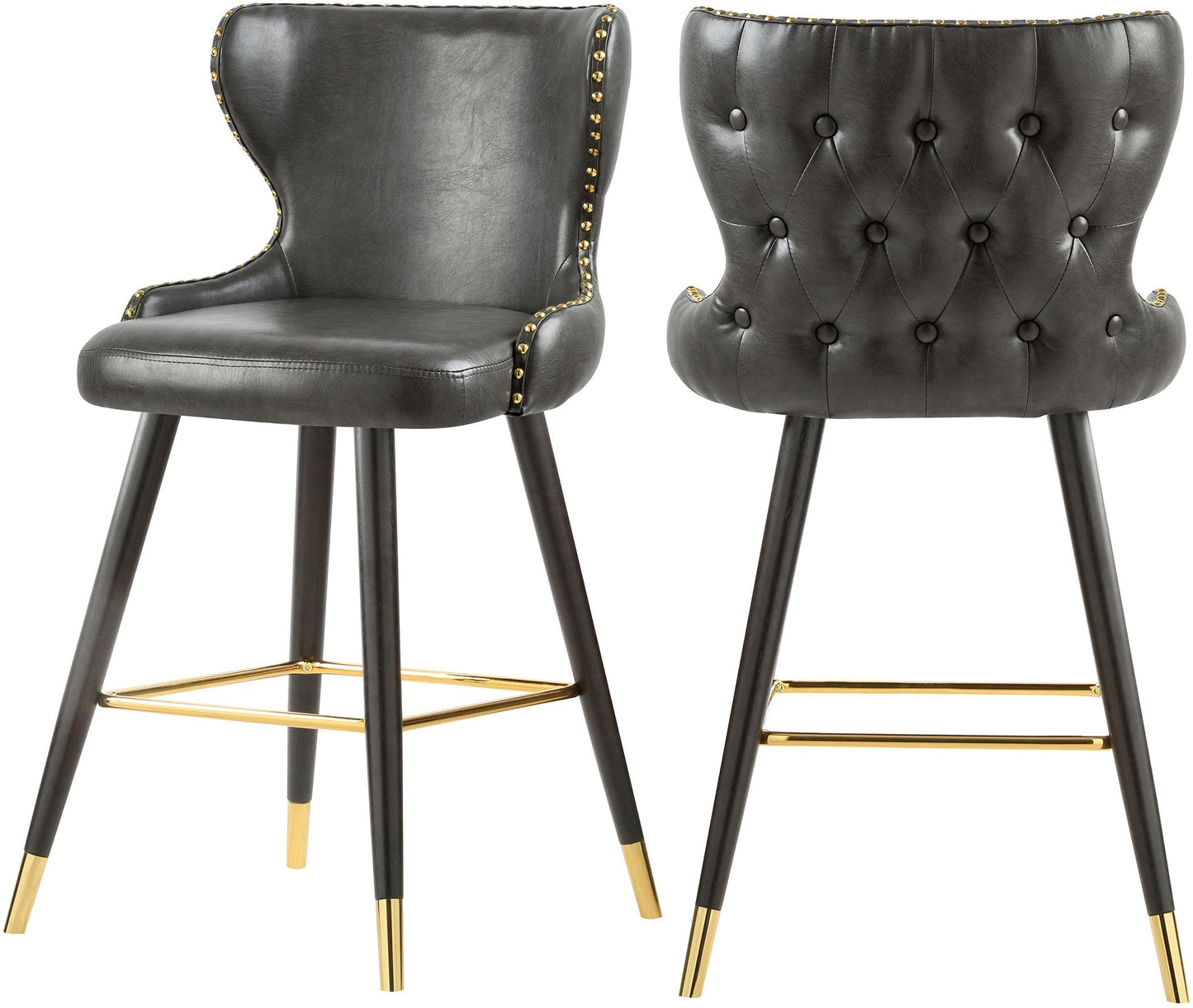Hendrix Faux Leather Counter/Bar Stool - Furniture Depot