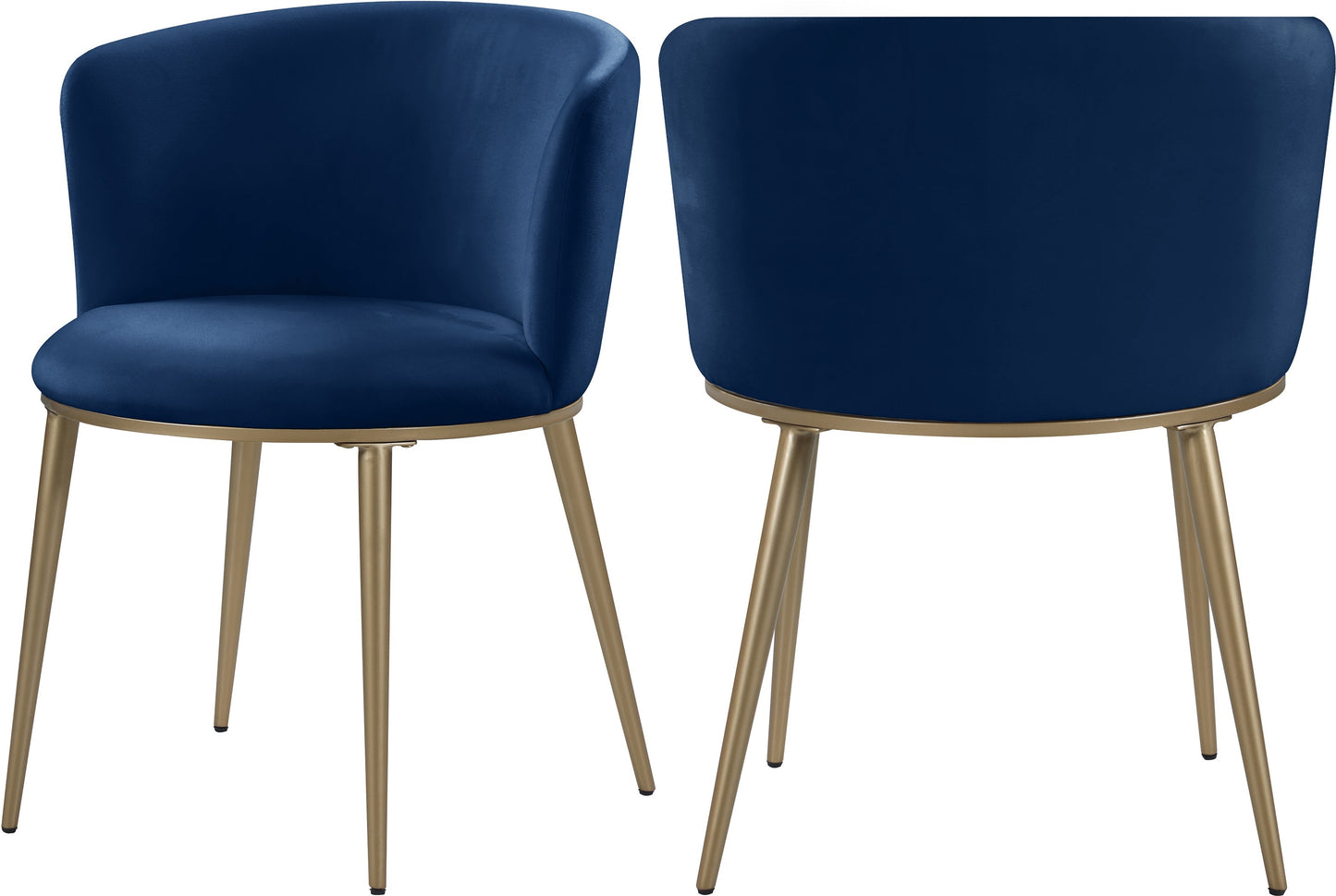 Skylar Velvet Dining Chair - Furniture Depot
