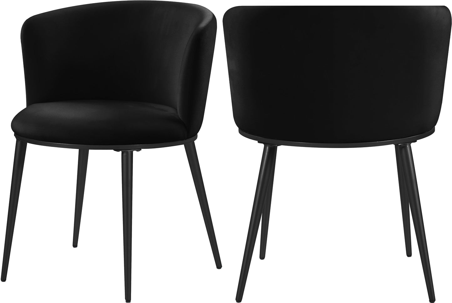 Skylar Velvet Dining Chair - Furniture Depot