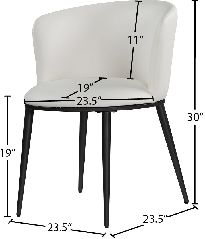 Skylar Faux Leather Dining Chair - Furniture Depot