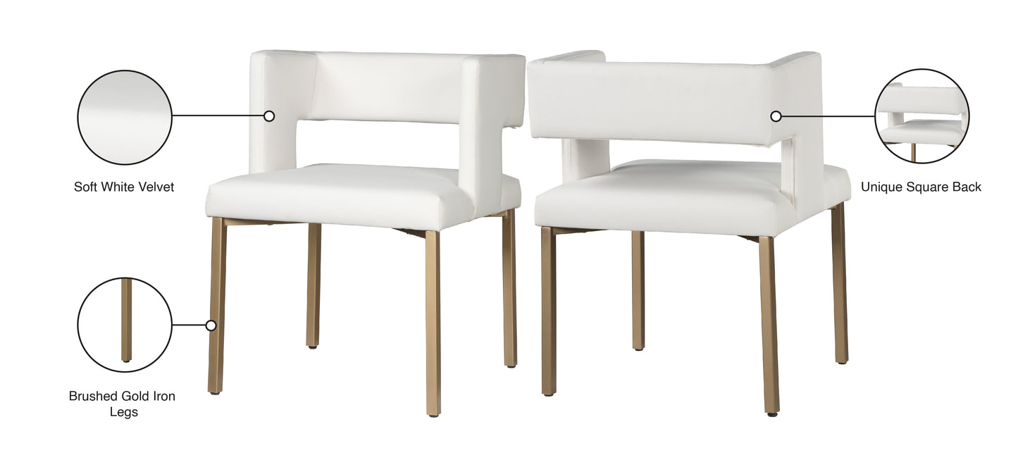 Caleb Faux Leather Dining Chair - Furniture Depot