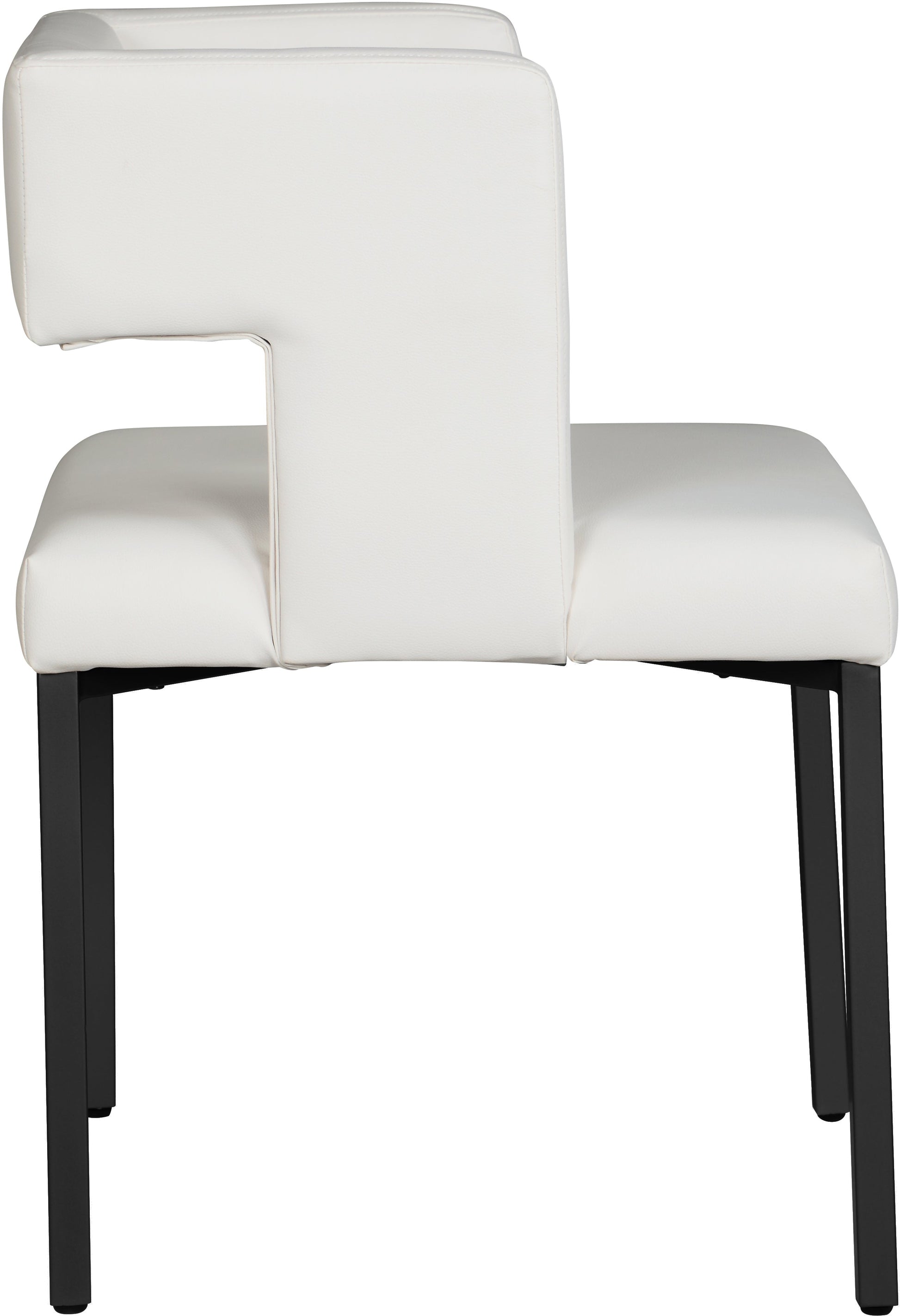 Caleb Faux Leather Dining Chair - Furniture Depot