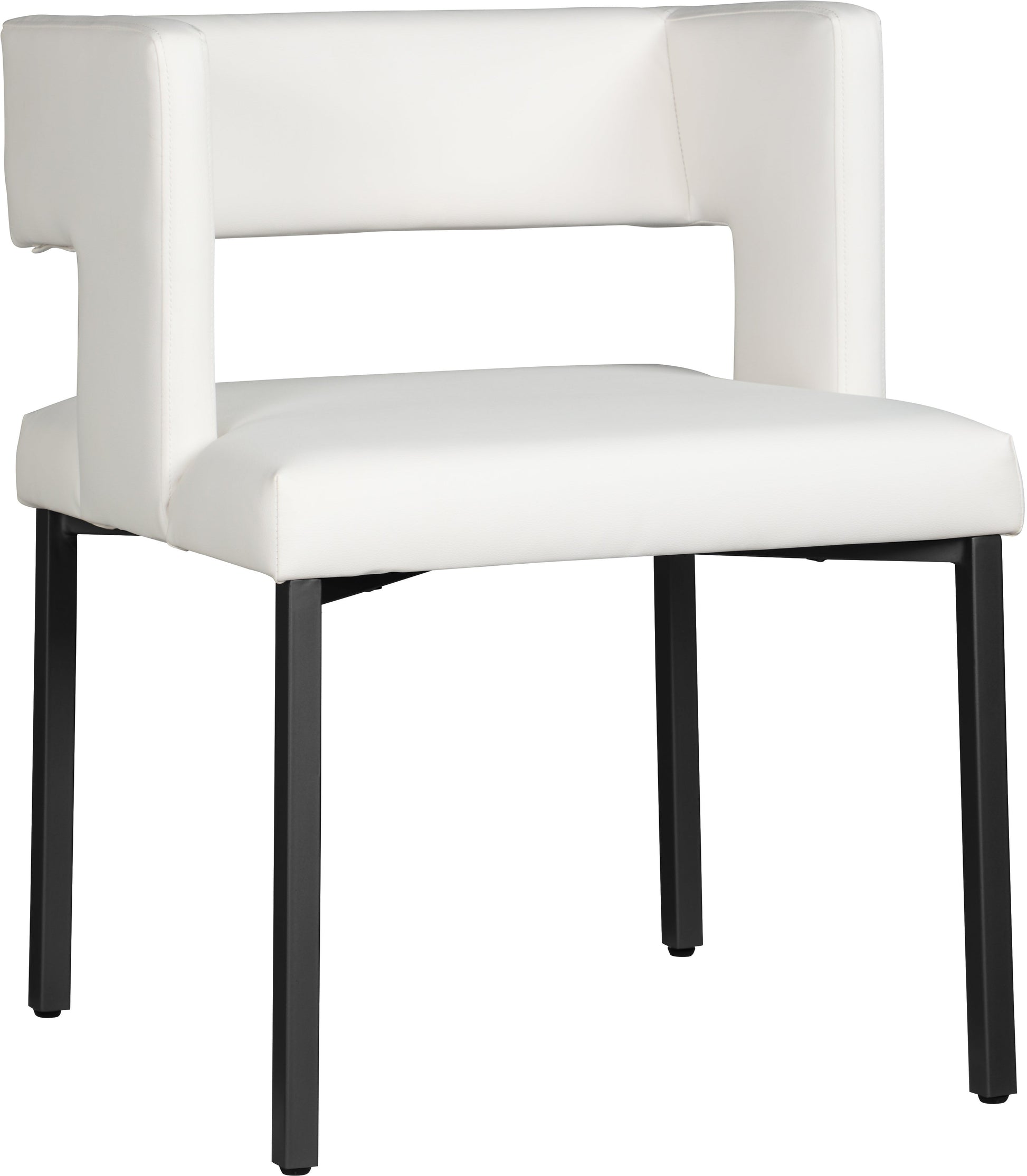 Caleb Faux Leather Dining Chair - Furniture Depot