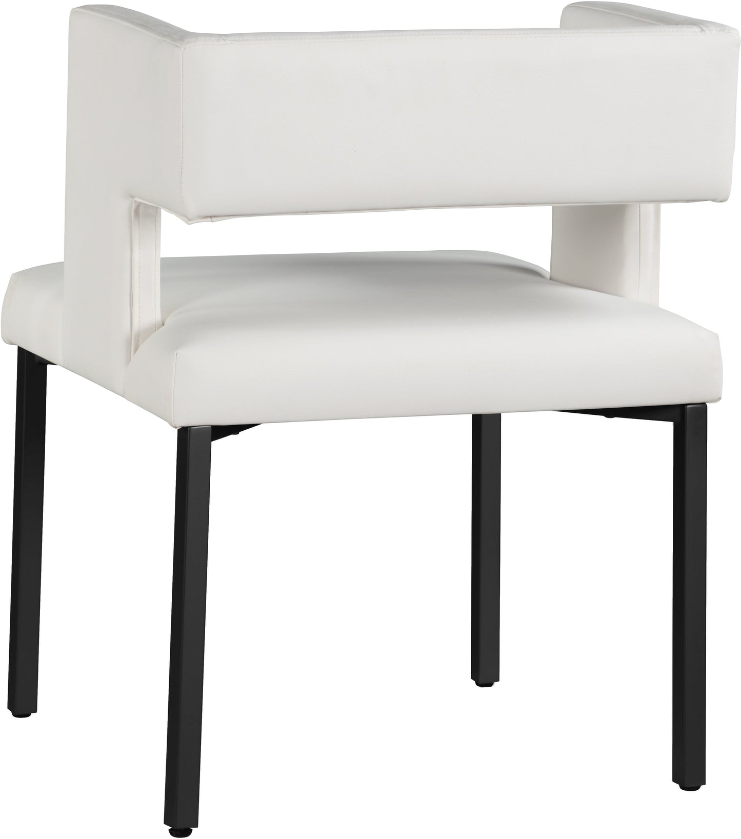 Caleb Faux Leather Dining Chair - Furniture Depot