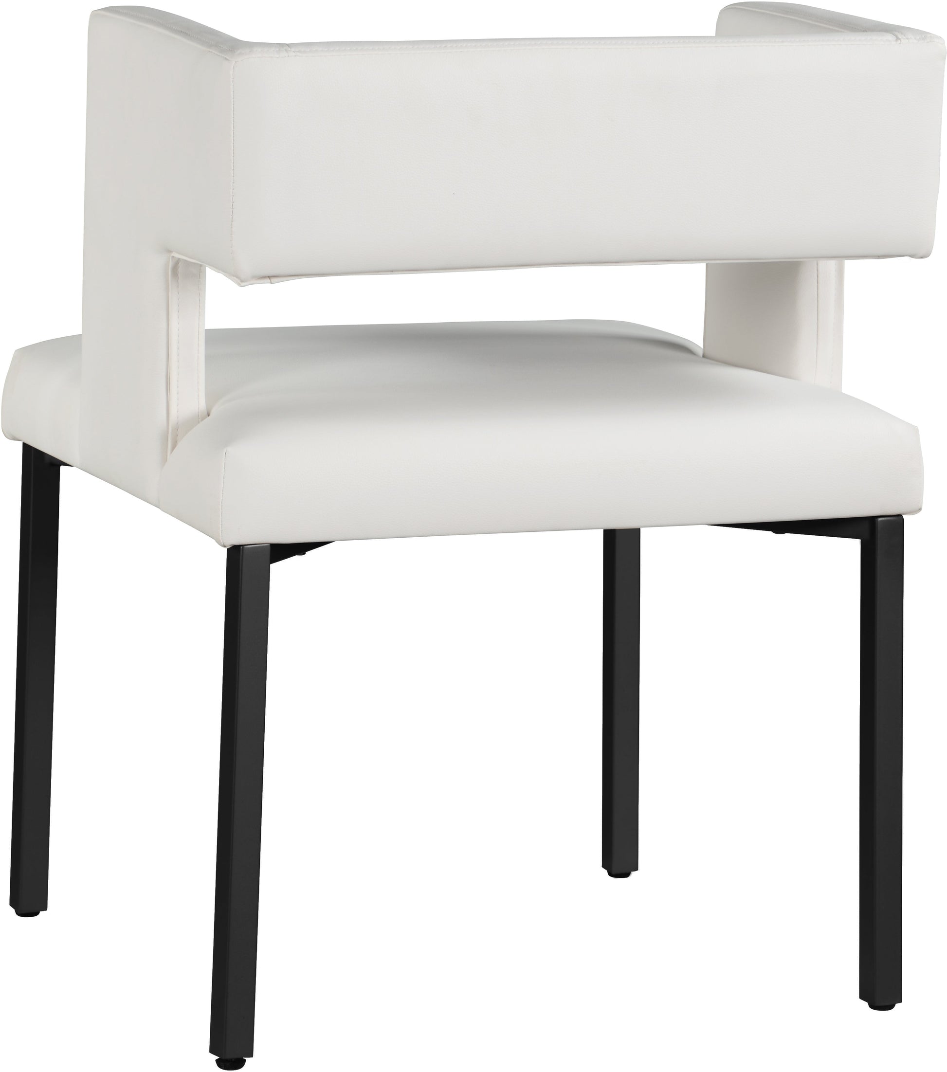 Caleb Faux Leather Dining Chair - Furniture Depot