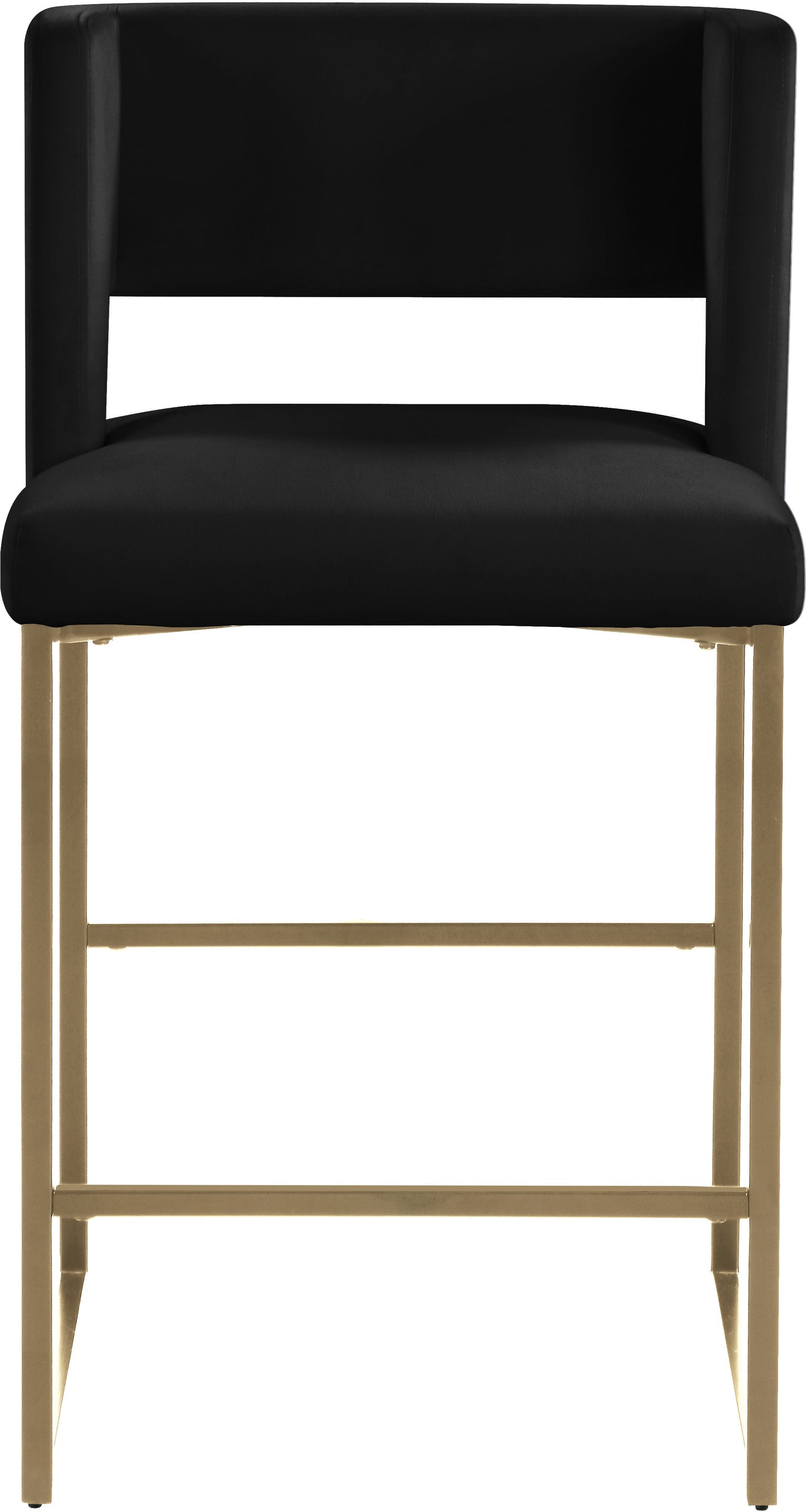 Caleb Velvet Counter Stool - Furniture Depot