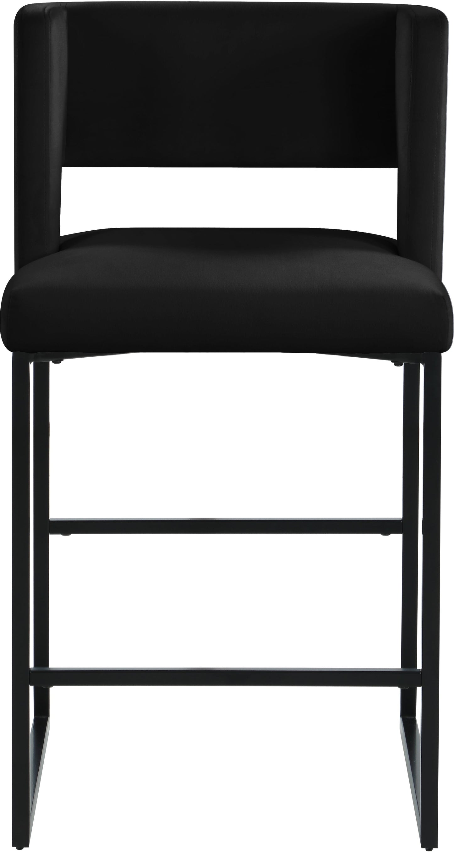 Caleb Velvet Counter Stool - Furniture Depot