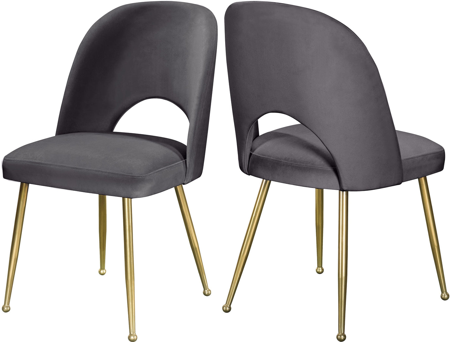 Logan Velvet Dining Chair - Furniture Depot (7679020761336)