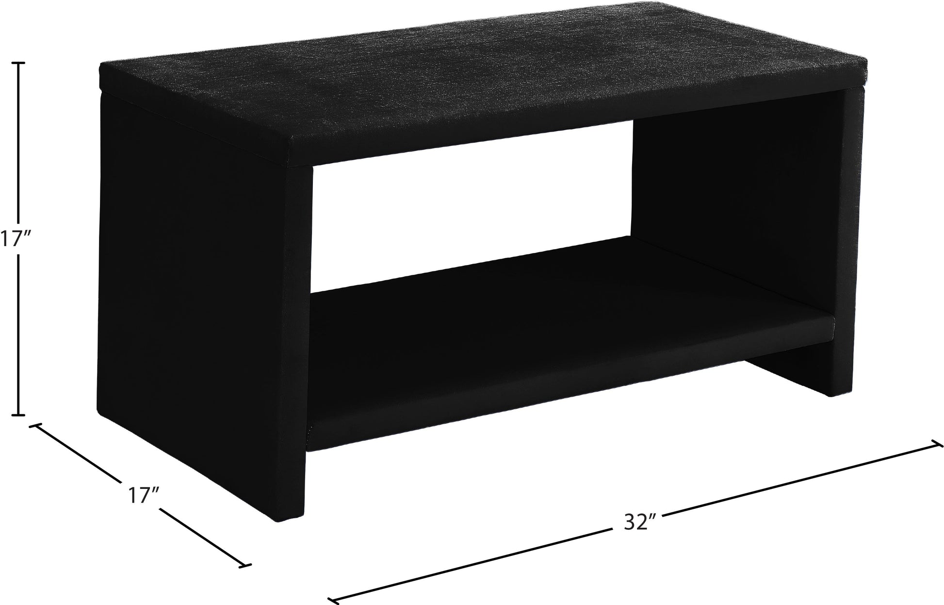 Cleo Black Velvet Night Stand - Furniture Depot (7679021121784)
