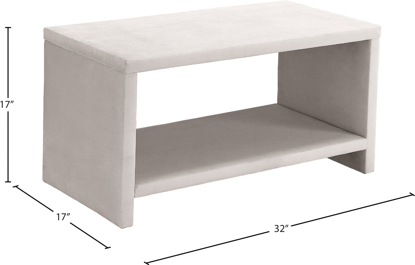 Cleo Black Velvet Night Stand - Furniture Depot (7679021121784)