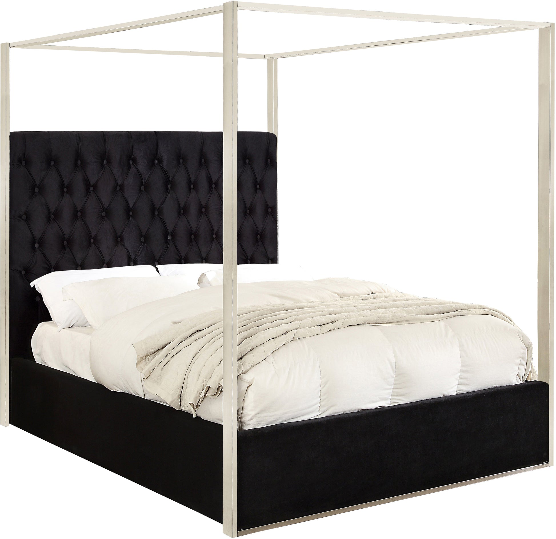 Porter Velvet Bed - Furniture Depot (7679025381624)