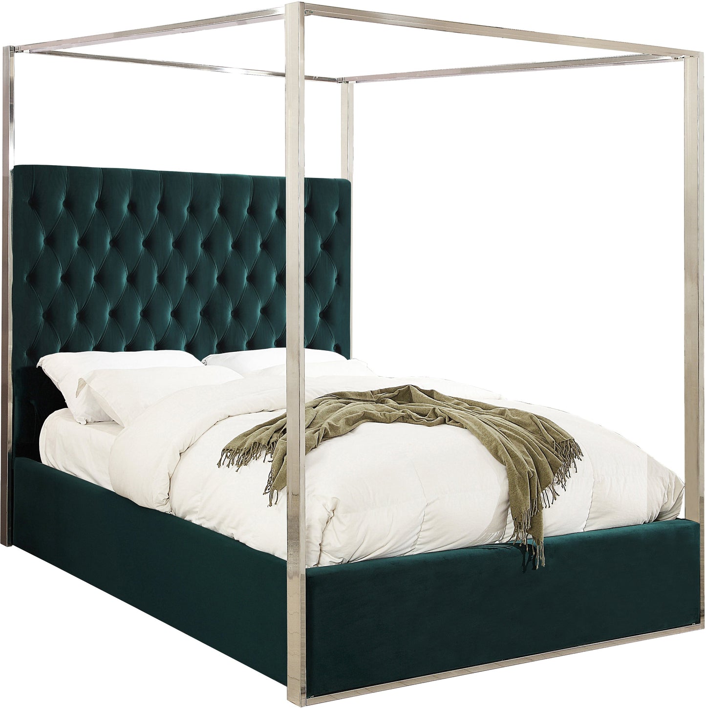 Porter Velvet Bed - Furniture Depot (7679025381624)