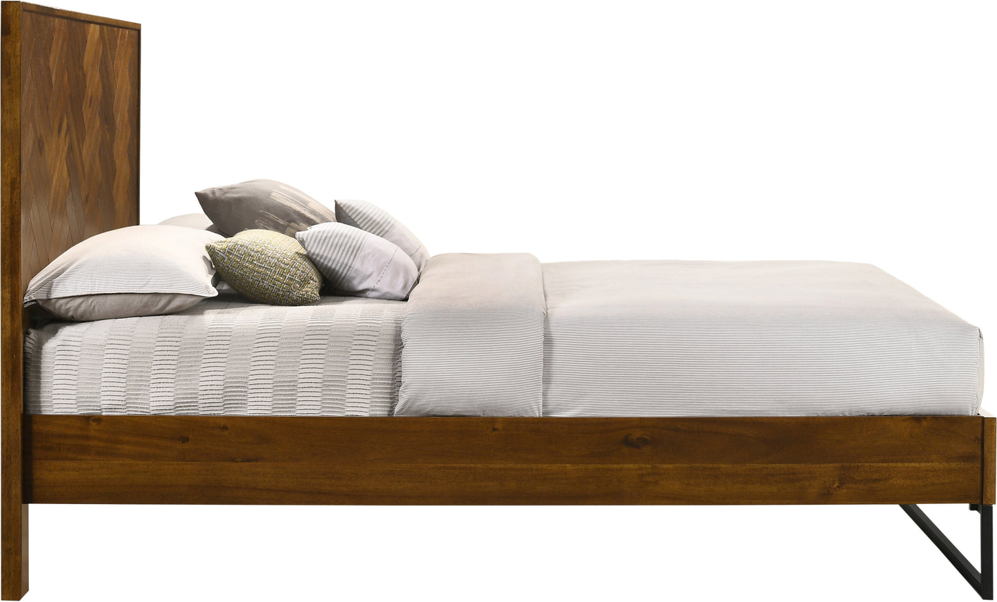 Reed Antique Coffee Queen Bed (3 Boxes) - Furniture Depot (7679025938680)