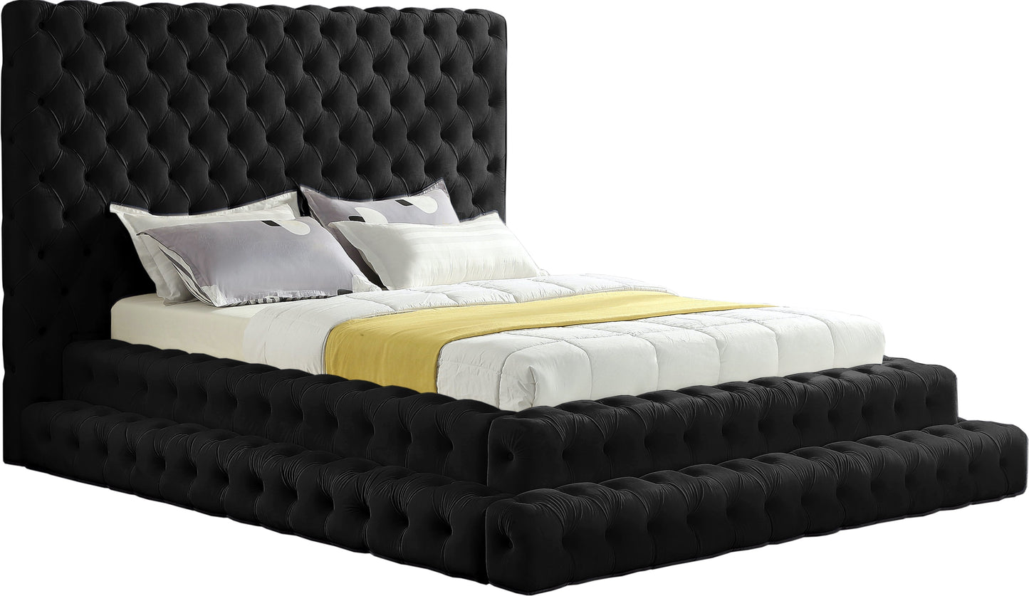 Revel Velvet Bed (3 Boxes) - Furniture Depot (7679026004216)
