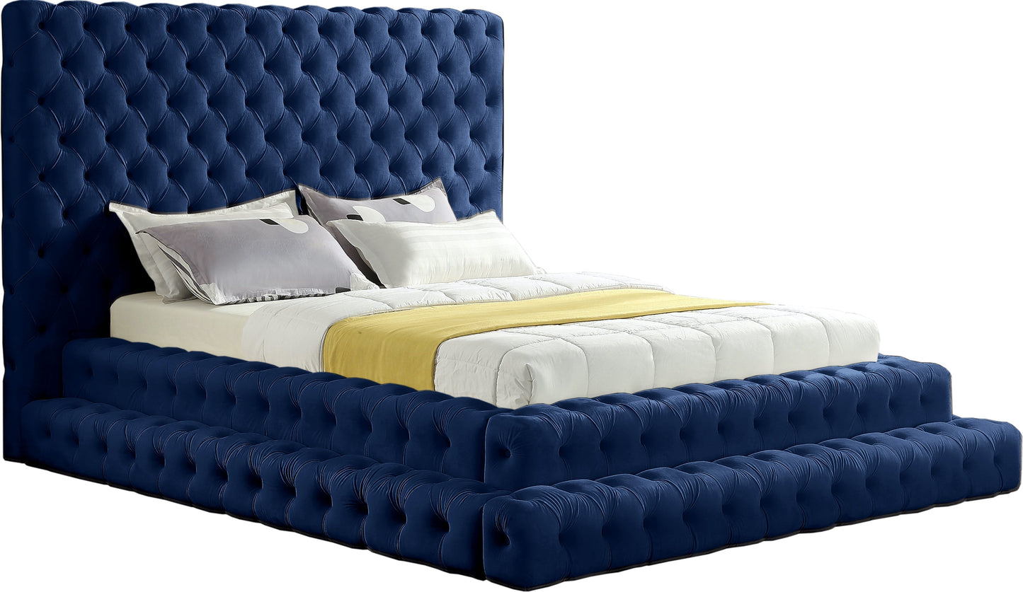 Revel Velvet Bed (3 Boxes) - Furniture Depot (7679026004216)