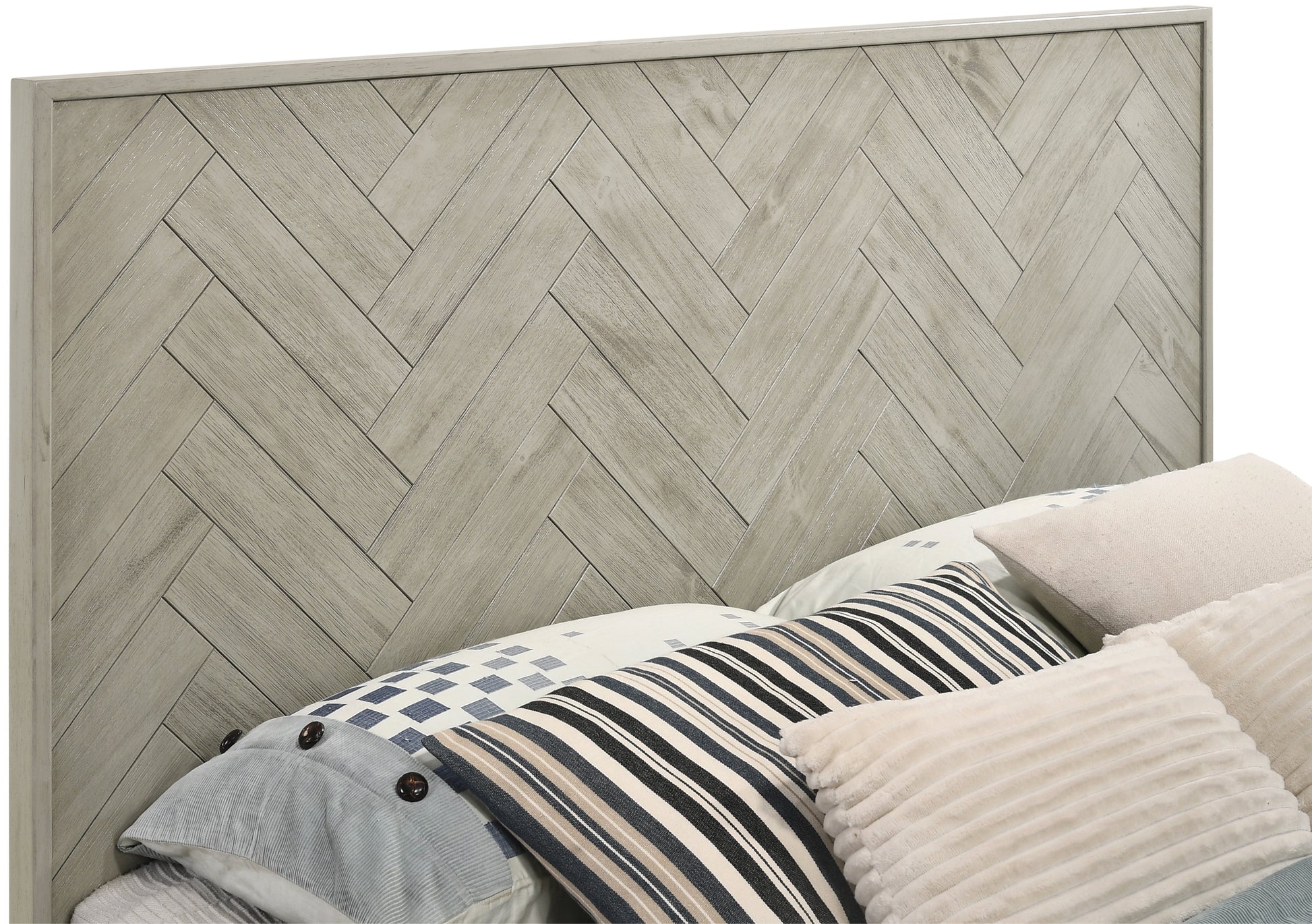 Weston Grey Stone Queen Bed (3 Boxes) - Furniture Depot (7679026954488)