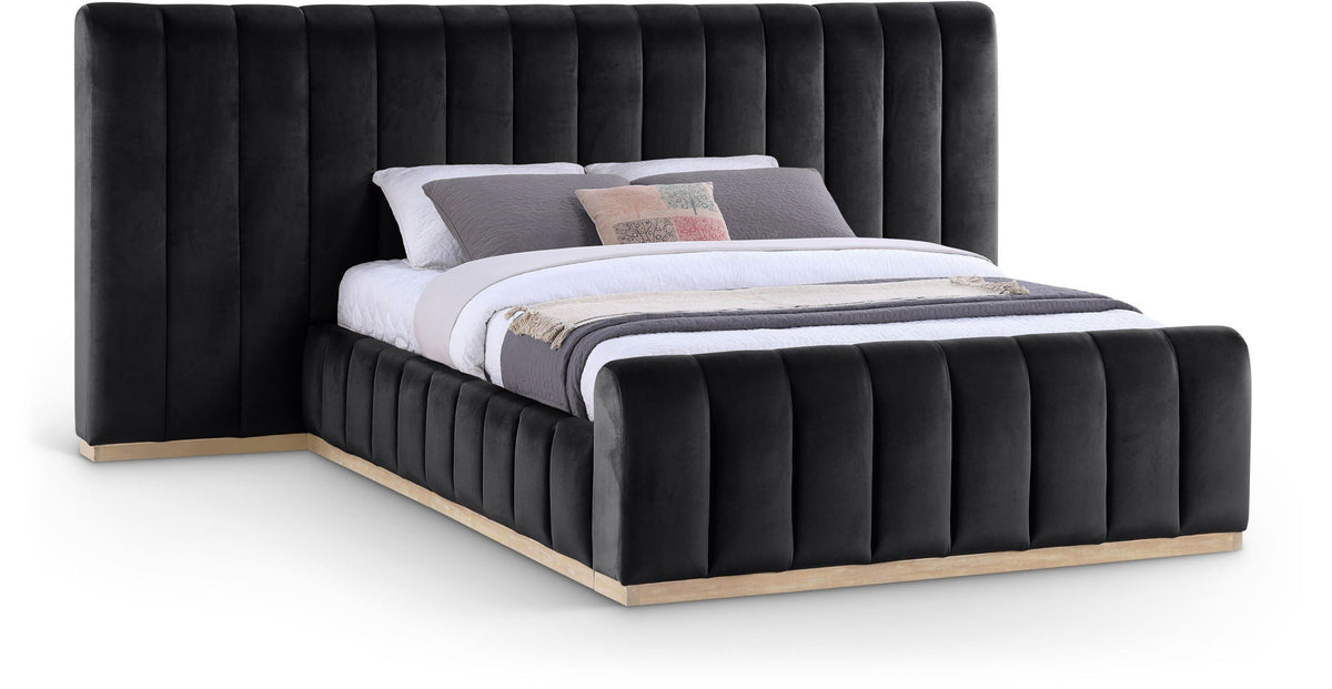 Amara - Velvet Upholstered Bed