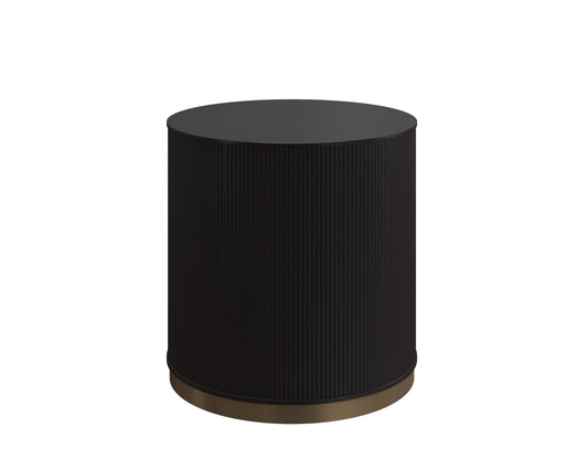 Kalla Side Table - Charcoal