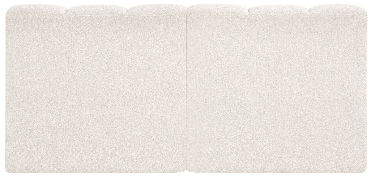 Arc - Boucle Fabric 2 Seats Modular Sofa