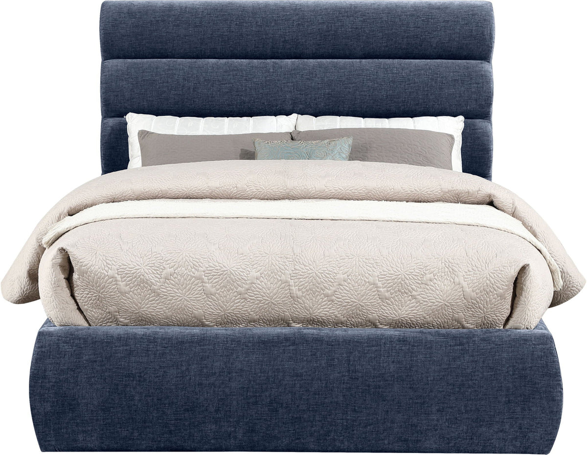 Adam - Chenille Fabric Bed With 52" Headboard