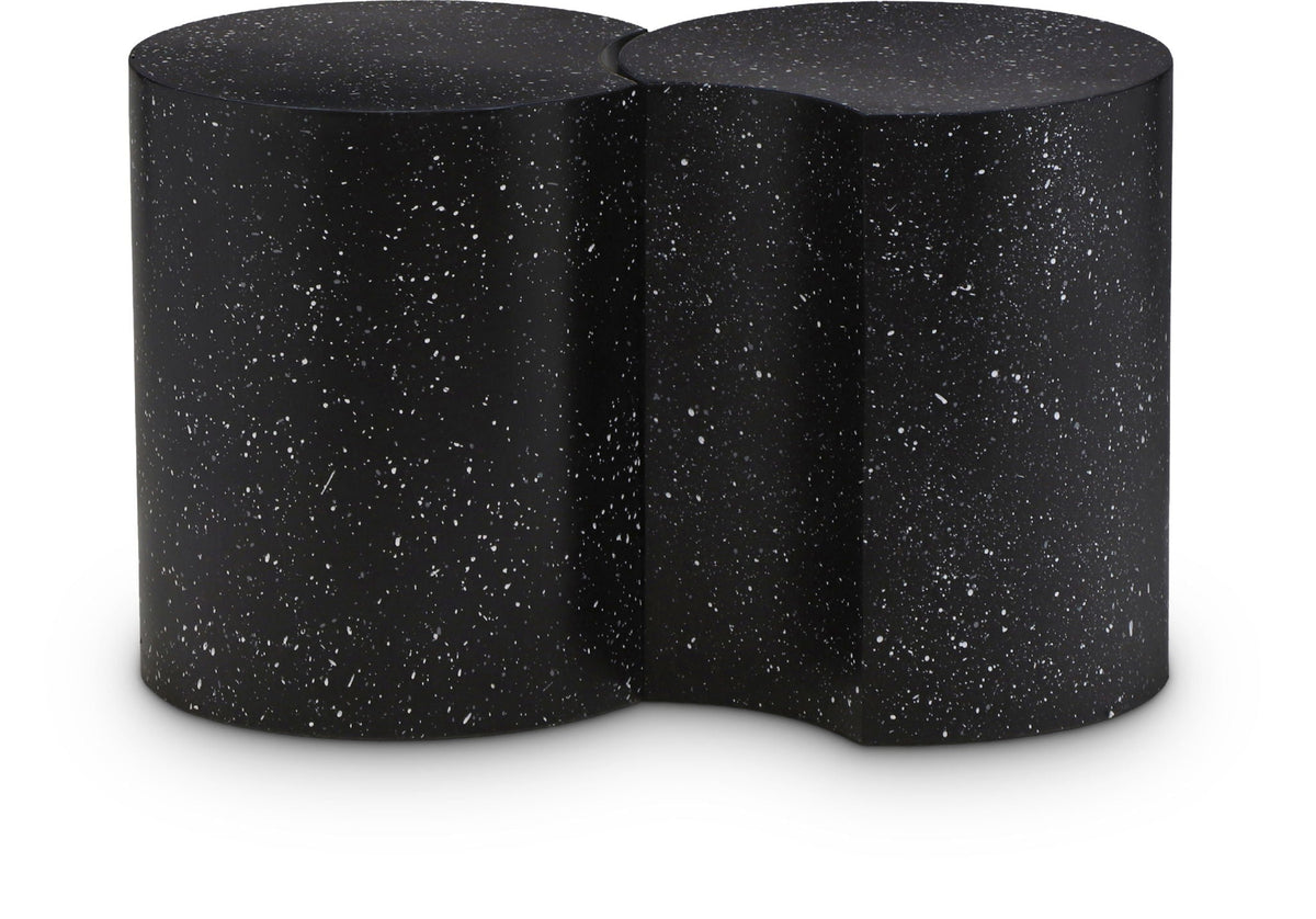 Dimple - 2 Piece Modular End Table - Terazzo Finish