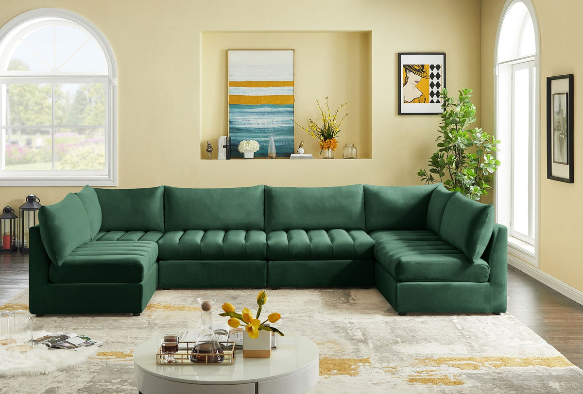 Jacob - Modular U-Shaped Sectional 6 Piece