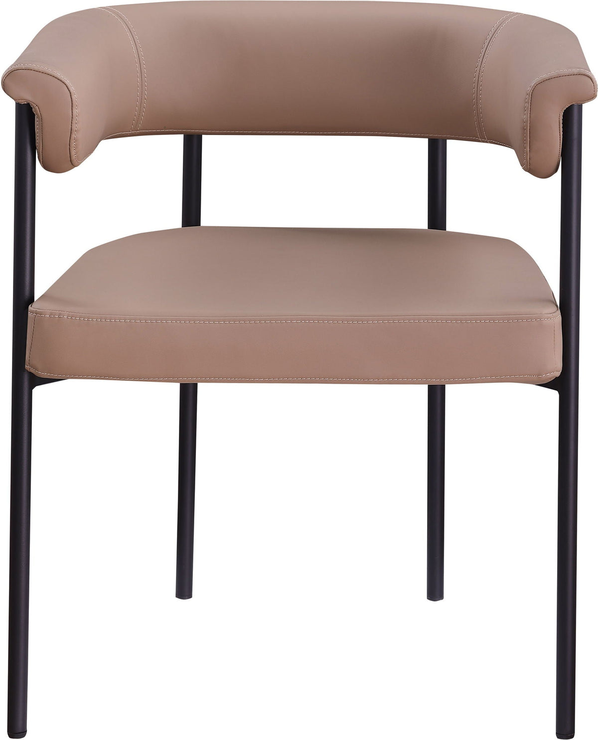 Malin - Faux Leather Dining Chair (Set of 2) - Tan