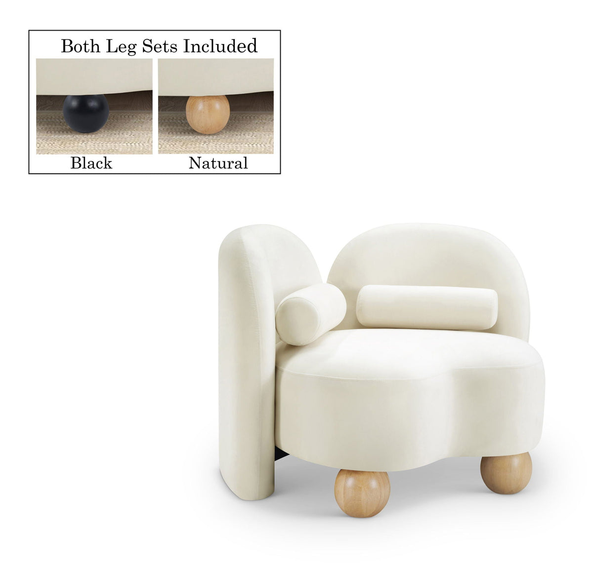 Daphne - Velvet Chair