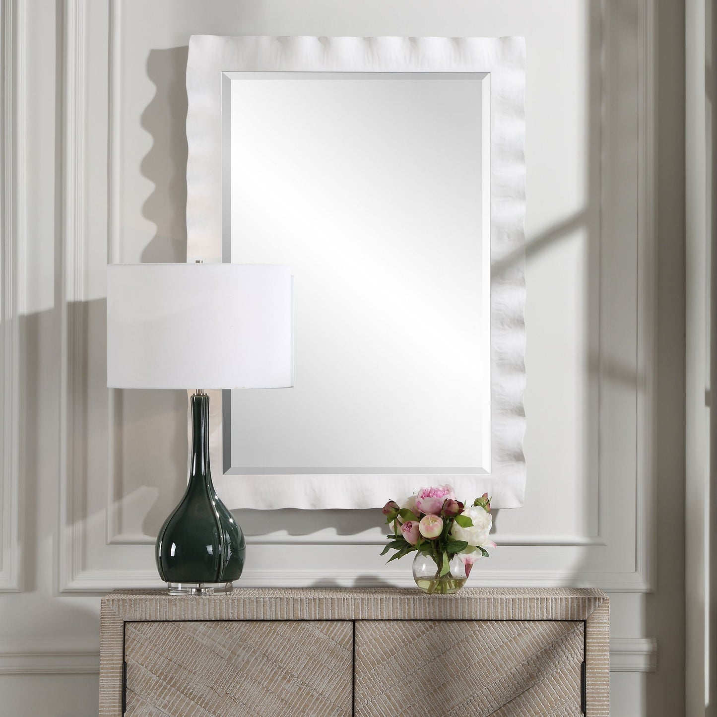 Haya - Scalloped Mirror